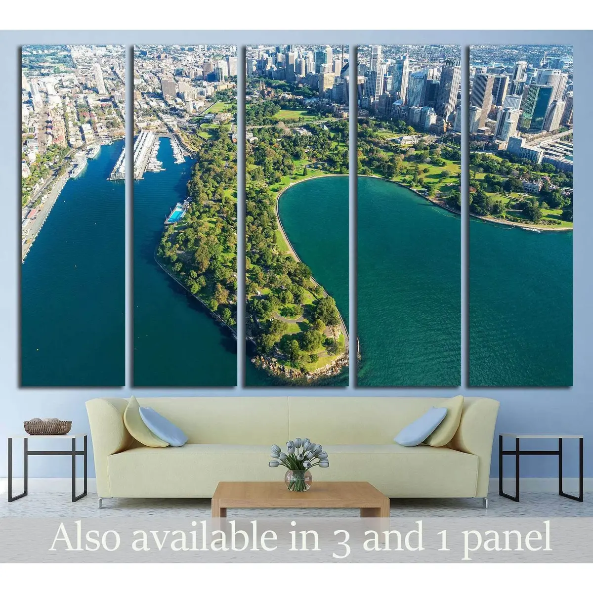 Sydney Royal Botanic Gardens Canvas Wall Art — Ready-to-Hang Print #1537