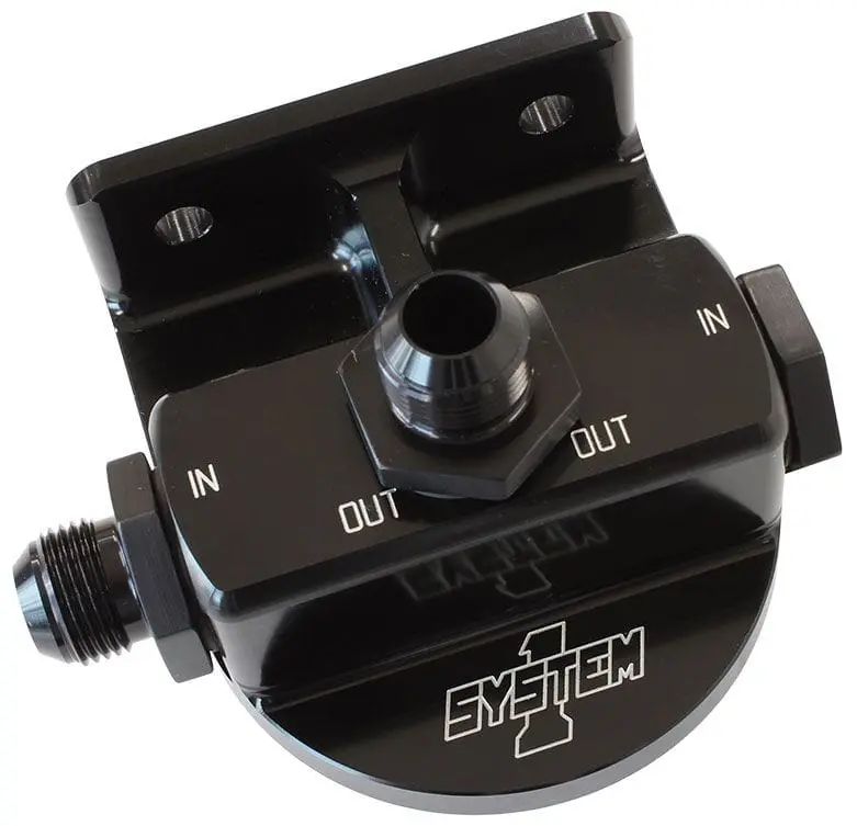 Remote Mount Triple-Port Filter Bracket With 12-Inch Lines 1