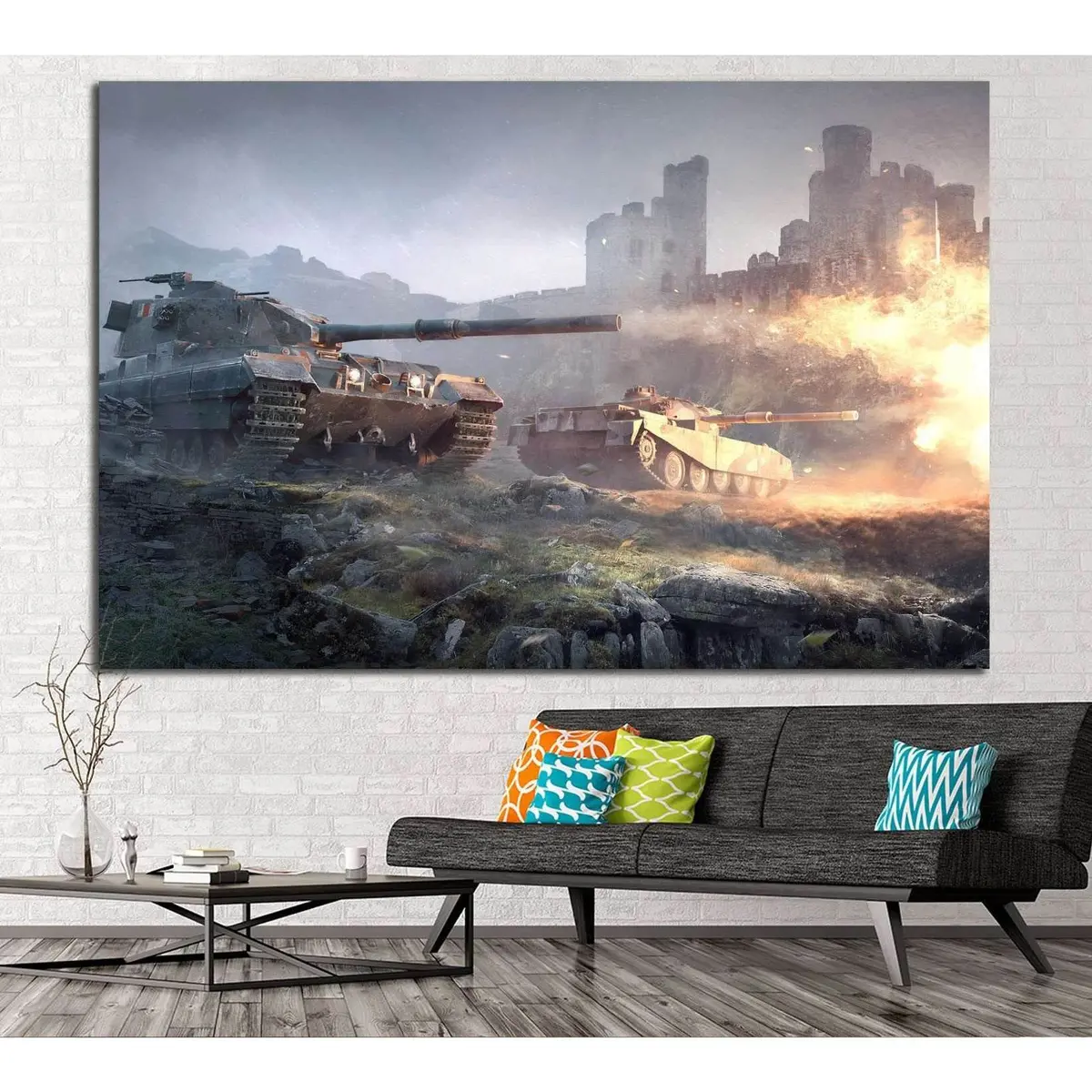 Tank Canvas Art №226 Ready To Hang Canvas Print 1