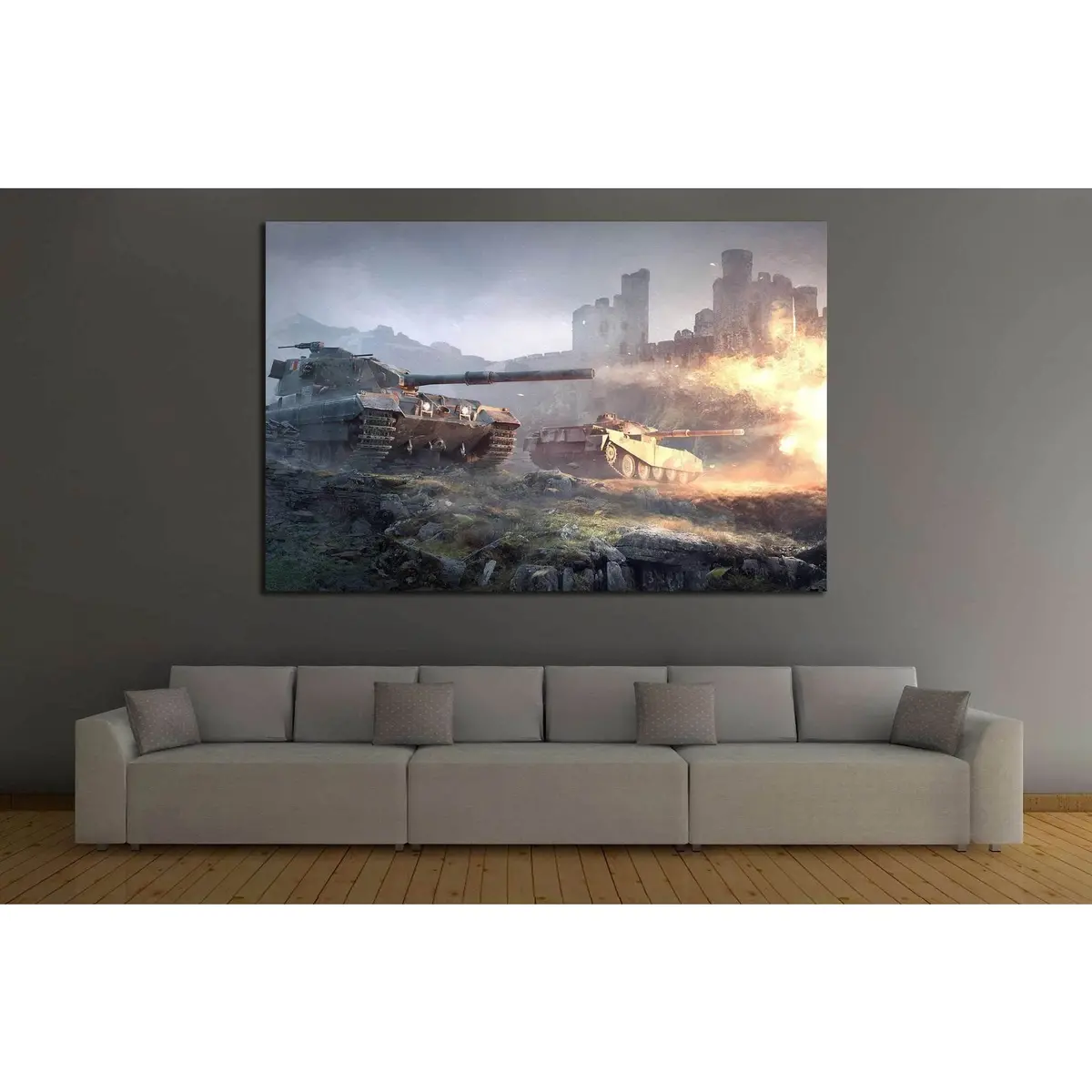 Tank Canvas Art №226 Ready To Hang Canvas Print 2