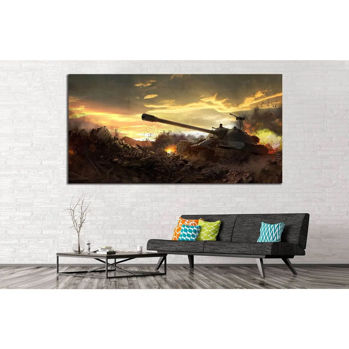 Tank Ready To Hang Canvas Print №229 Ready To Hang Canvas Print 2