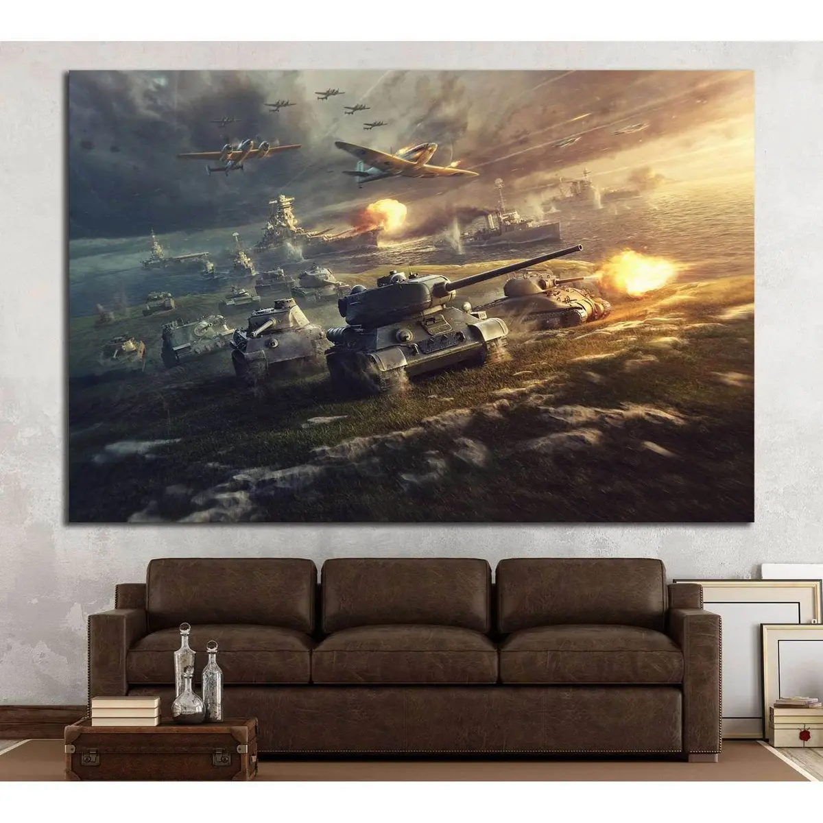 Tank Wall Art №227 Ready To Hang Canvas Print 1