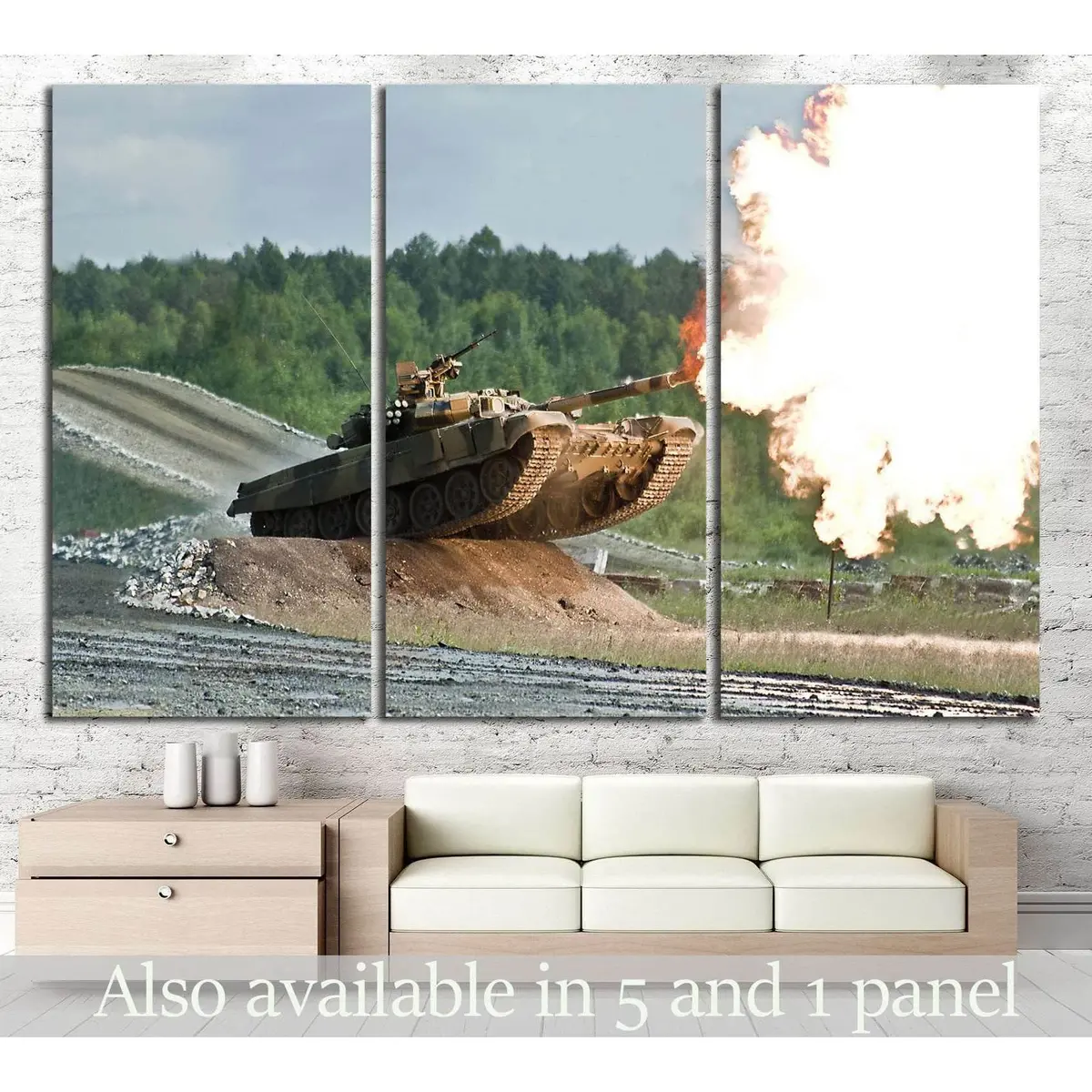 Tank Wall Decor №228 Ready To Hang Canvas Print 5