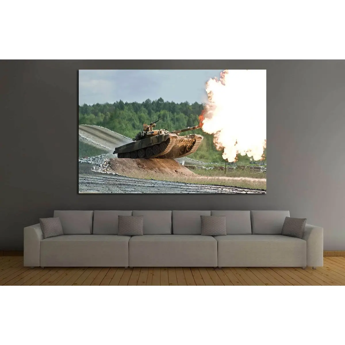Tank Wall Decor №228 Ready To Hang Canvas Print 3