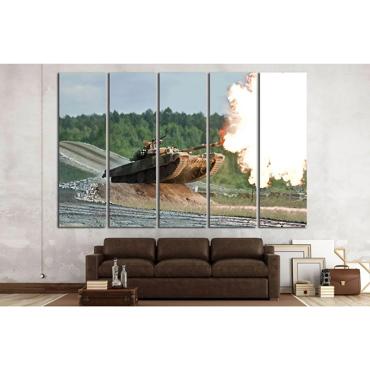 Military Tank Wall Art #228 – Premium Ready-to-Hang Canvas Print - Image 3