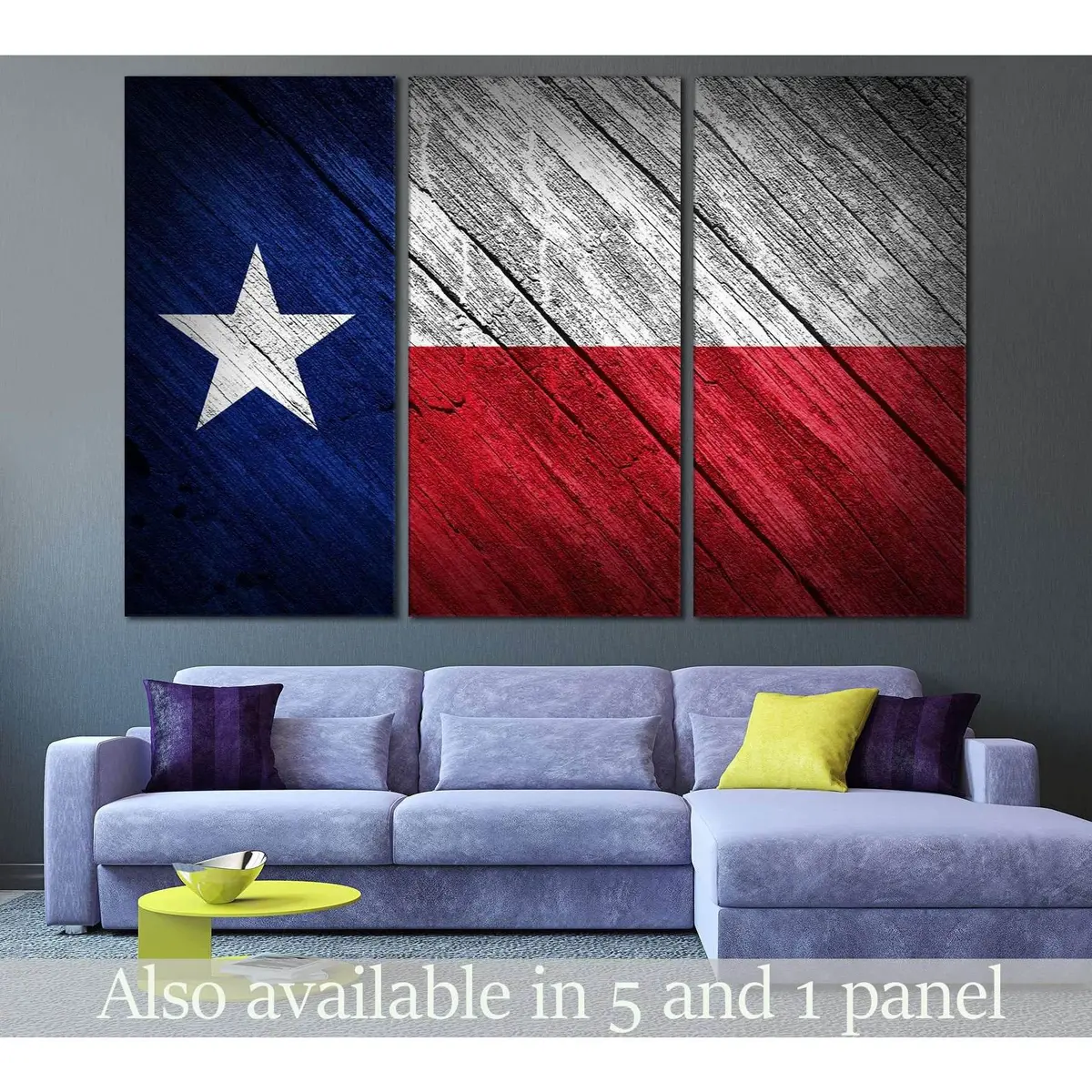Texas Flag №826 Ready To Hang Canvas Print 5