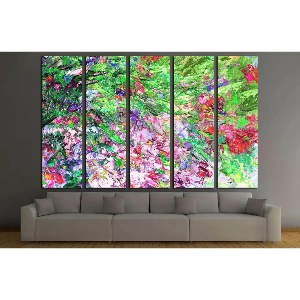 Impressionist Oil Painting Canvas Print #2875 – Textured Artwork, Ready-to-Hang Wall Decor - Image 3