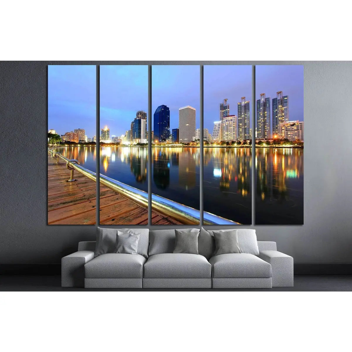 Thailand No. 774 Premium Ready-to-Hang Canvas Wall Art - Image 3