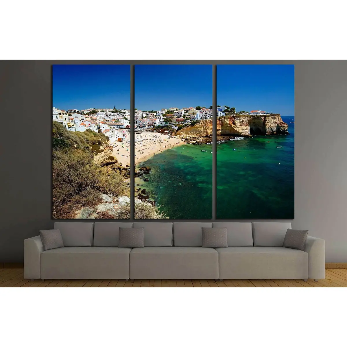 The Beautiful City Of Carvoeiro In Algarve, Portugal №2582 Ready To Hang Canvas Print 5
