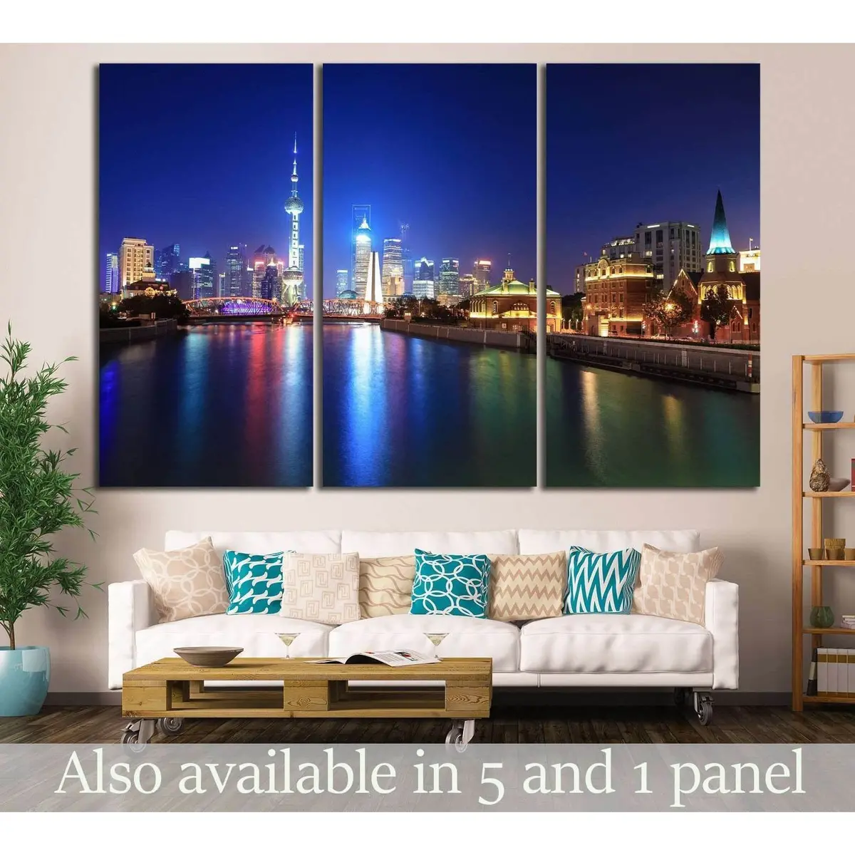 The Beauty Of Shanghai №589 Ready To Hang Canvas Print 1