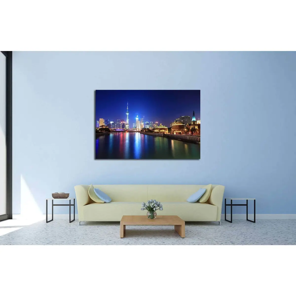 The Beauty Of Shanghai №589 Ready To Hang Canvas Print 2