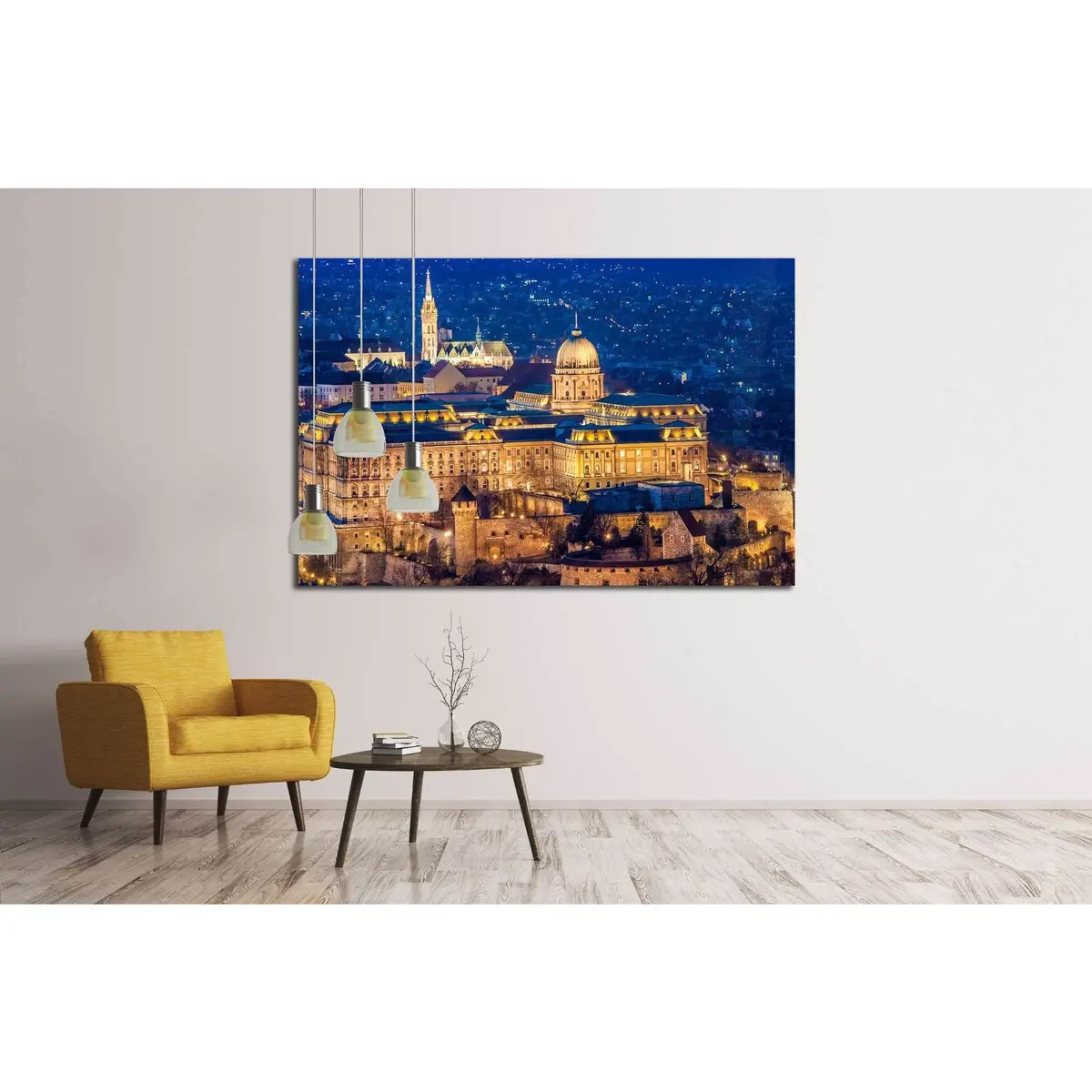The Buda Castle, Budapest №1770 Ready To Hang Canvas Print 2