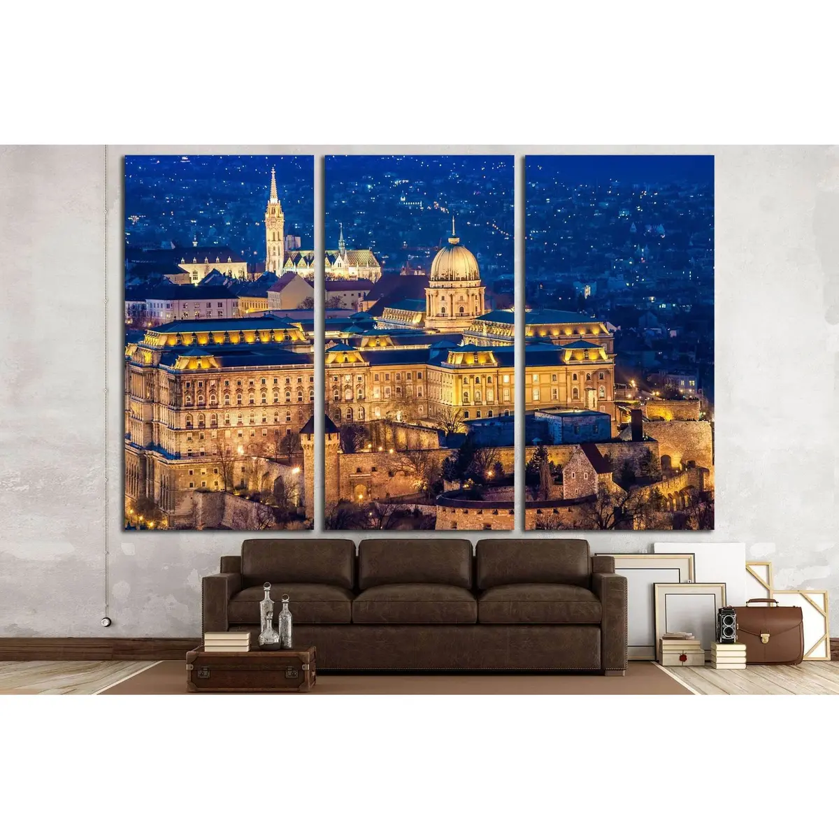 The Buda Castle, Budapest №1770 Ready To Hang Canvas Print 5