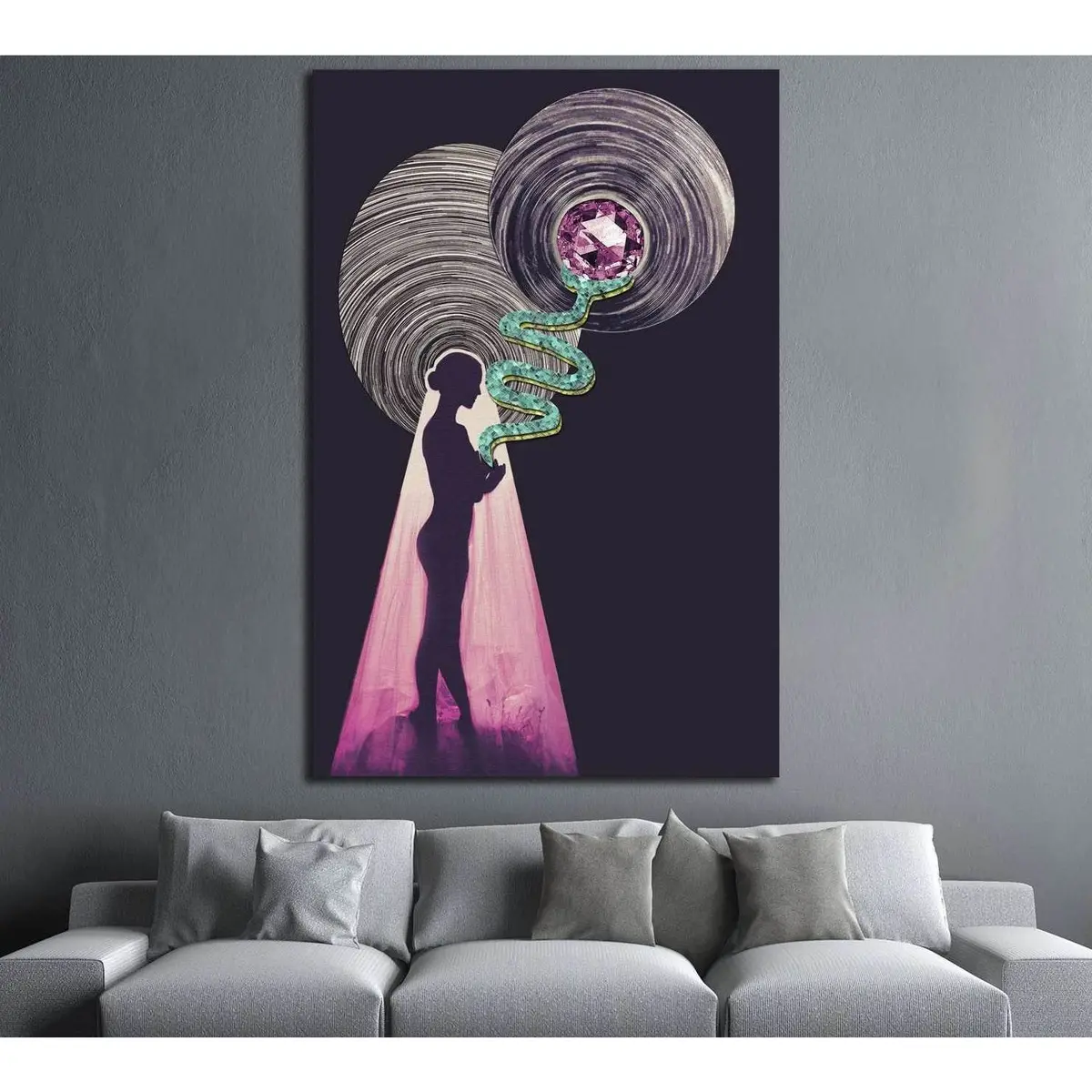 The Conception (Eugenia Loli) №3408 Ready To Hang Canvas Print 1