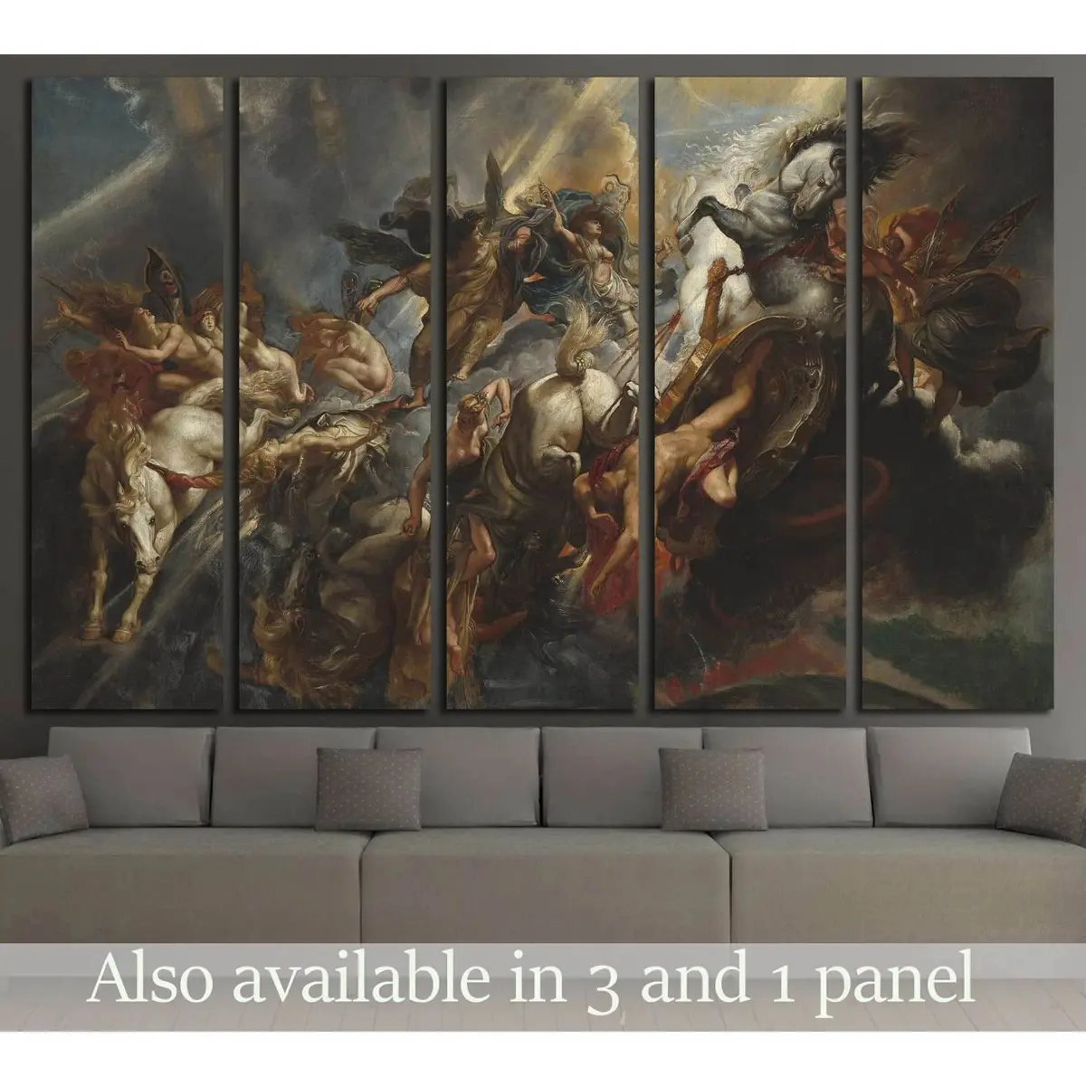 Peter Paul Rubens' The Fall of Phaeton – Ready-to-Hang Canvas Print #3231
