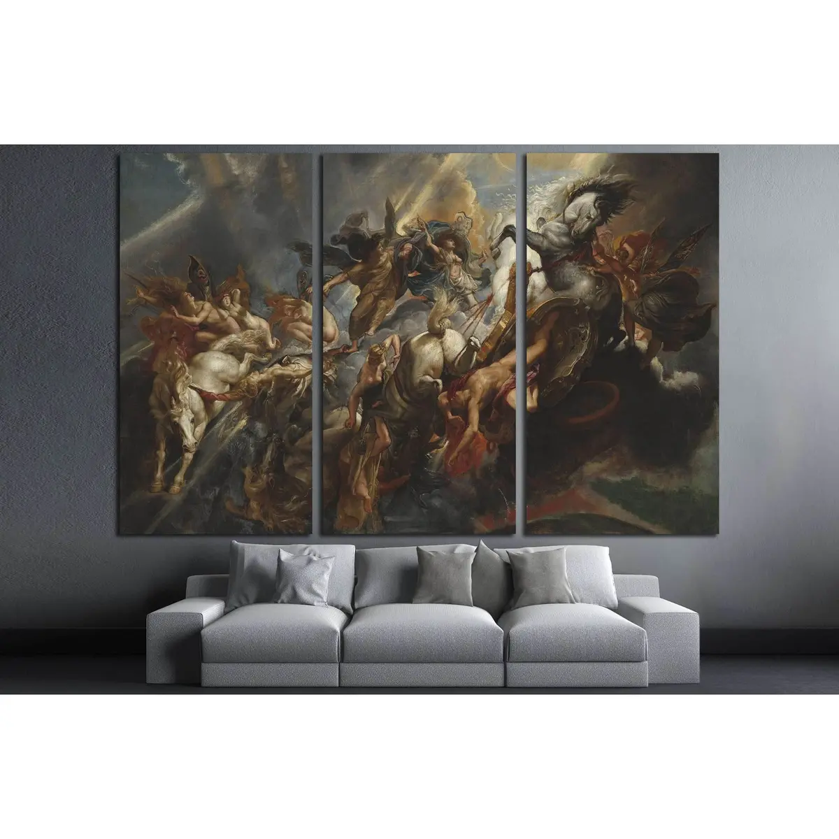 The Fall Of Phaeton, By Peter Paul Rubens №3231 Ready To Hang Canvas Print 5