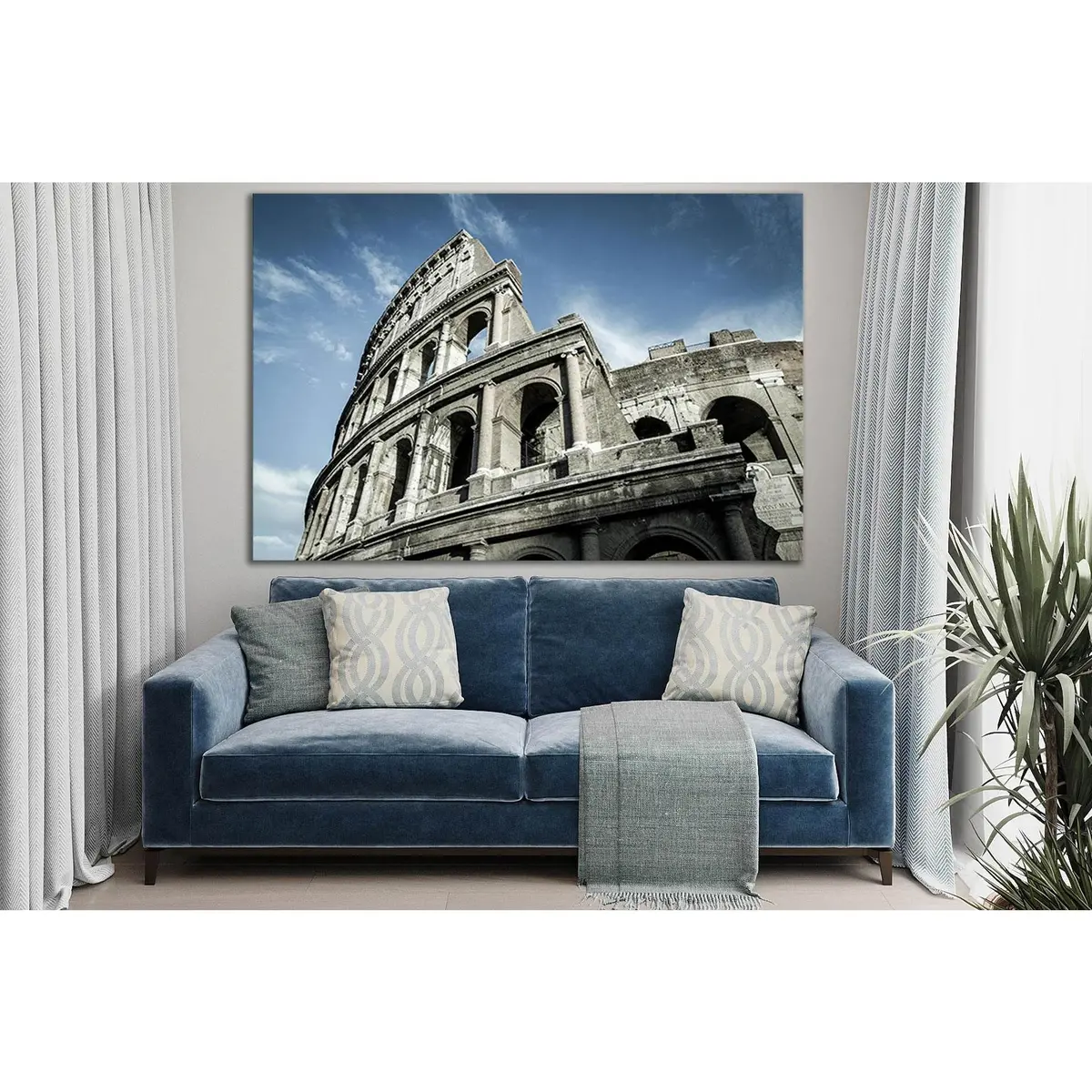 The Famous Colosseum №Sl1399 Ready To Hang Canvas Print 2