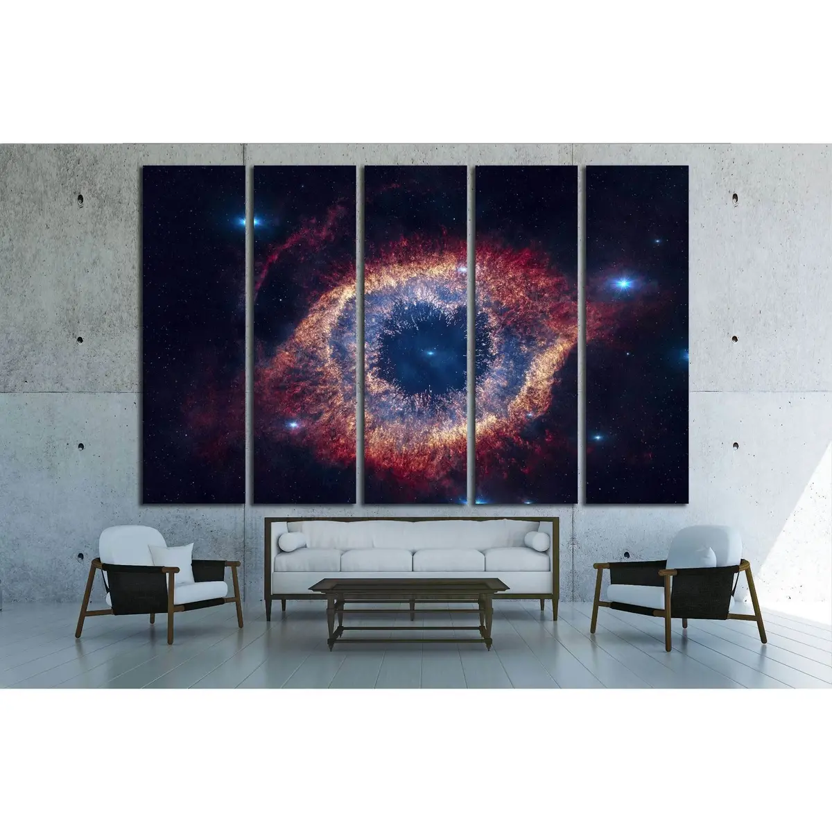 Helix Nebula Canvas Print – Ready-to-Hang Astronomical Wall Art Featuring the Aquarius Planetary Nebula - Image 3