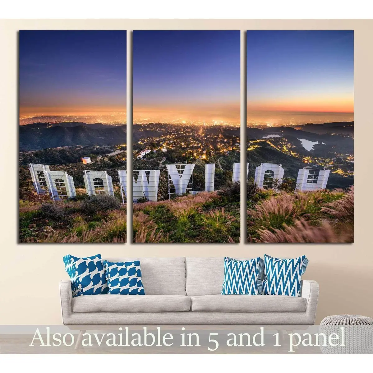 The Hollywood Sign, Los Angeles, California №1218 Ready To Hang Canvas Print 5
