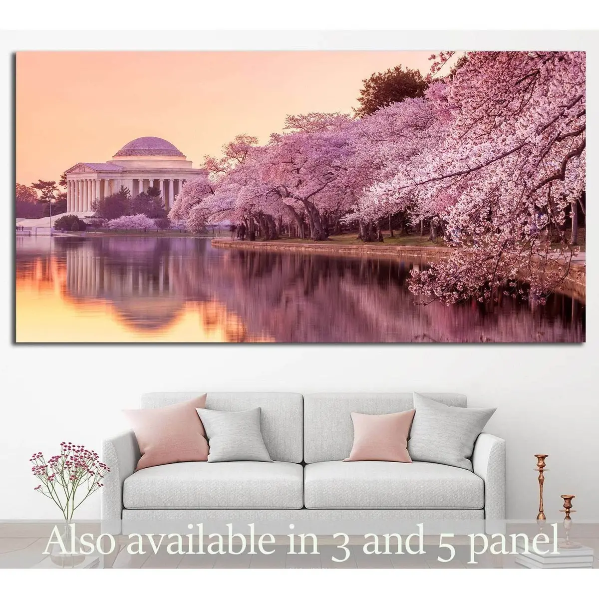 The Jefferson Memorial, Washington, Dc №1430 Ready To Hang Canvas Print 1