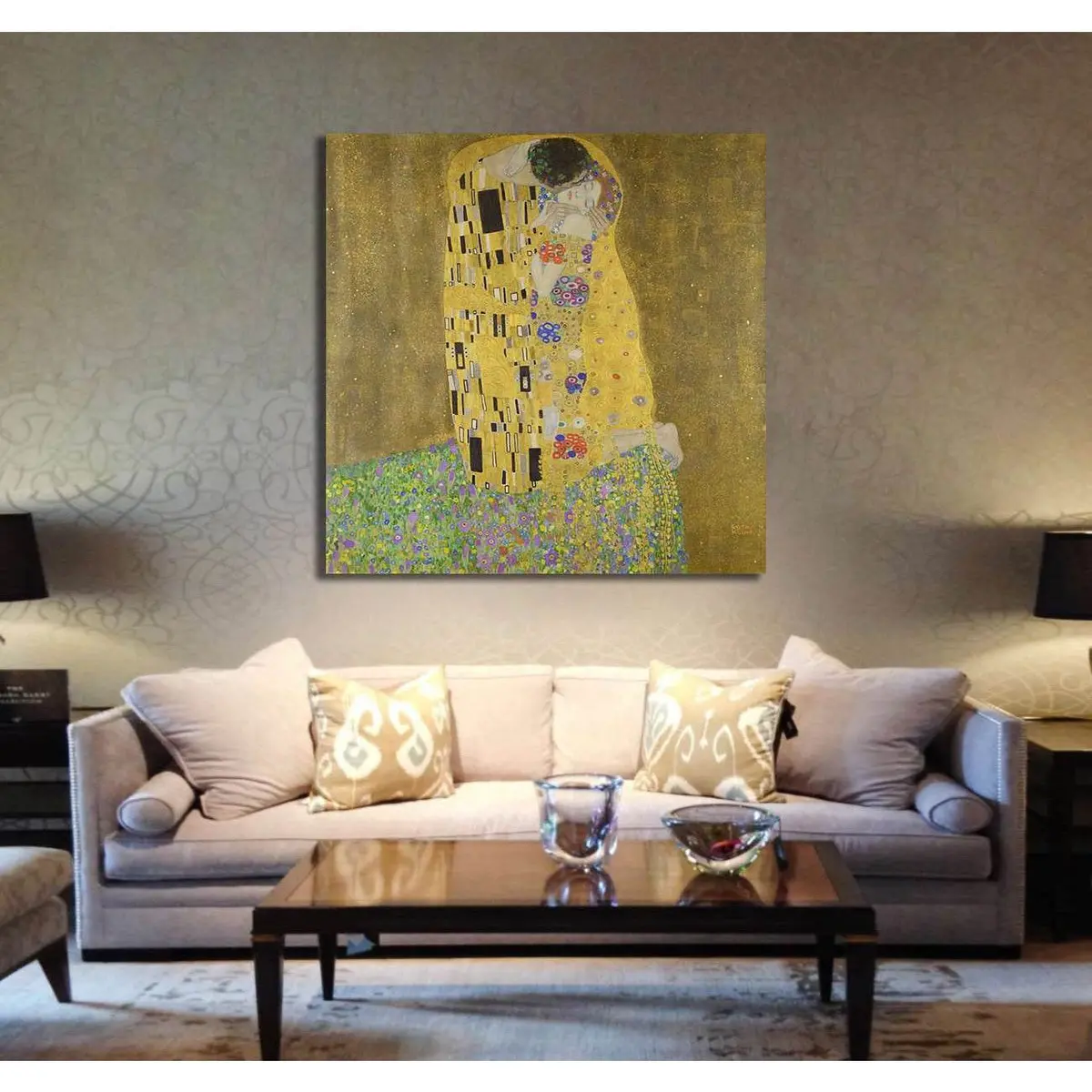 The Kiss, 1907–08 - Ready To Hang Canvas Print 2