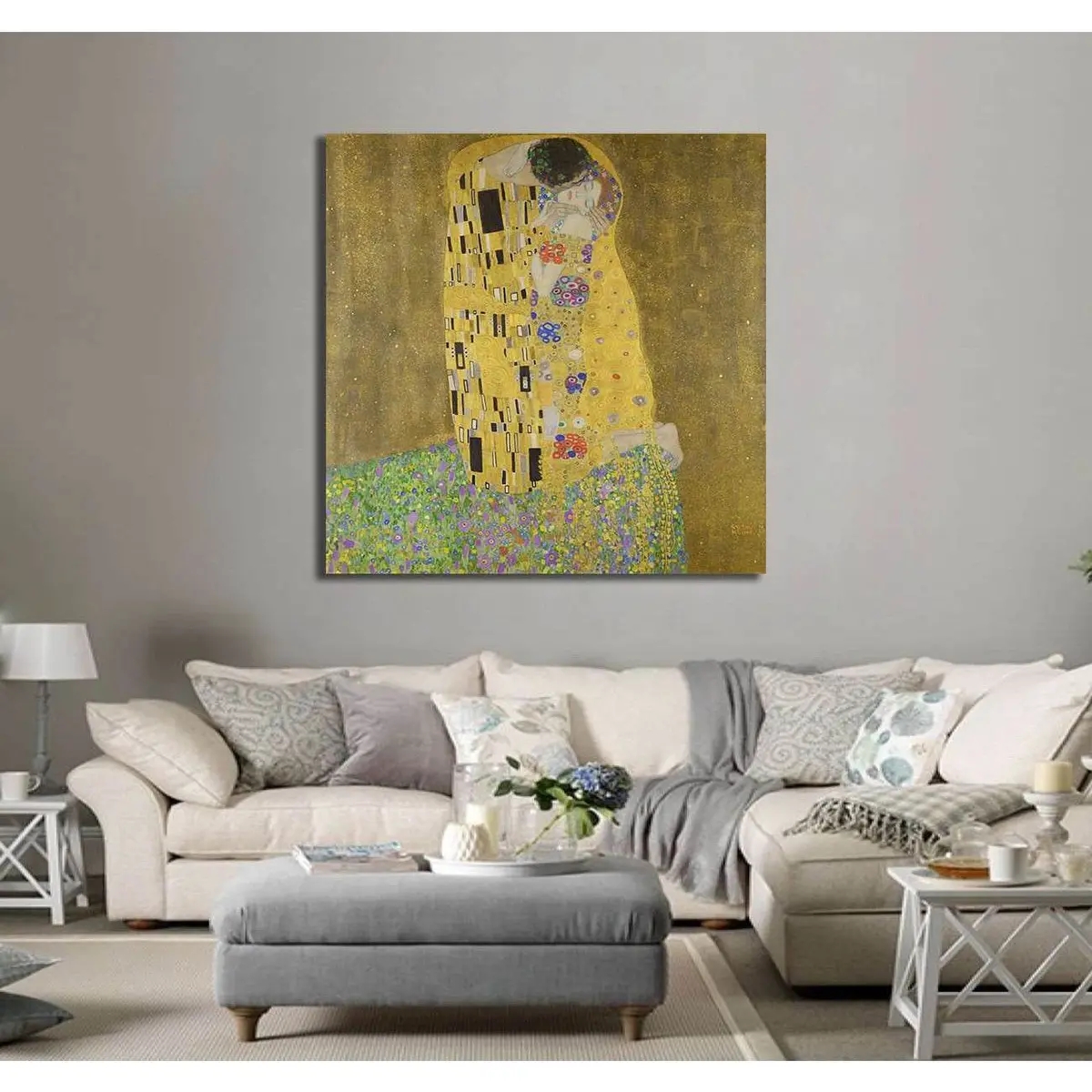 The Kiss, 1907–08 - Ready To Hang Canvas Print 3