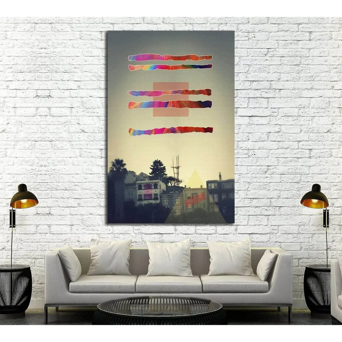 The Most Unapproachable Man In The World (Eugenia Loli) №3409 Ready To Hang Canvas Print 1