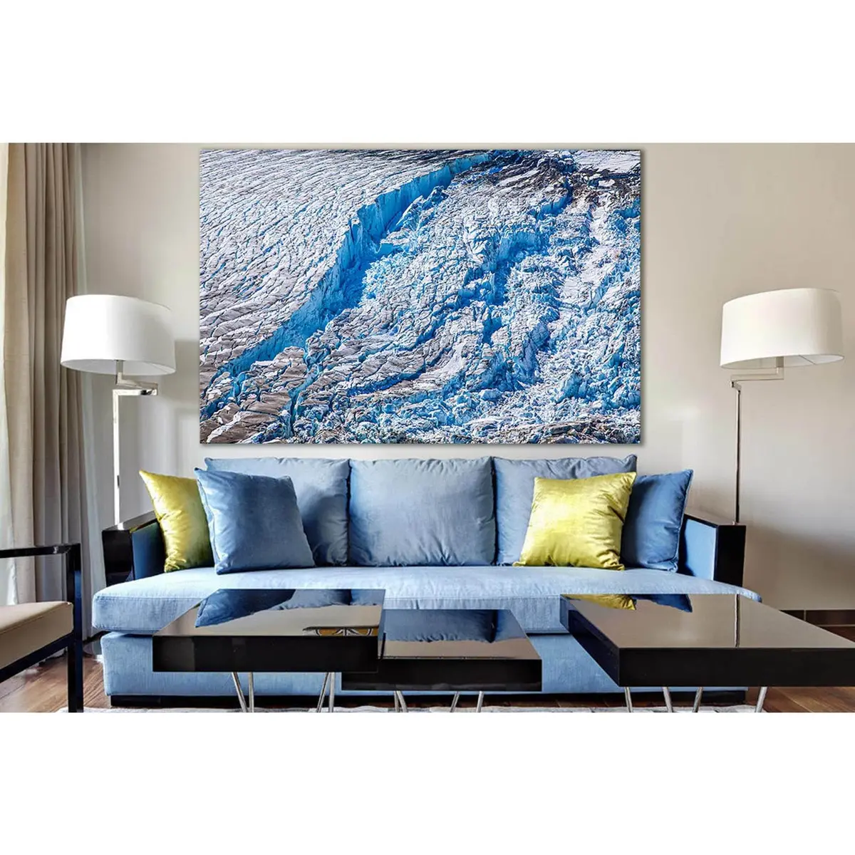 The Salmon Glacier №Sl1349 Ready To Hang Canvas Print 2