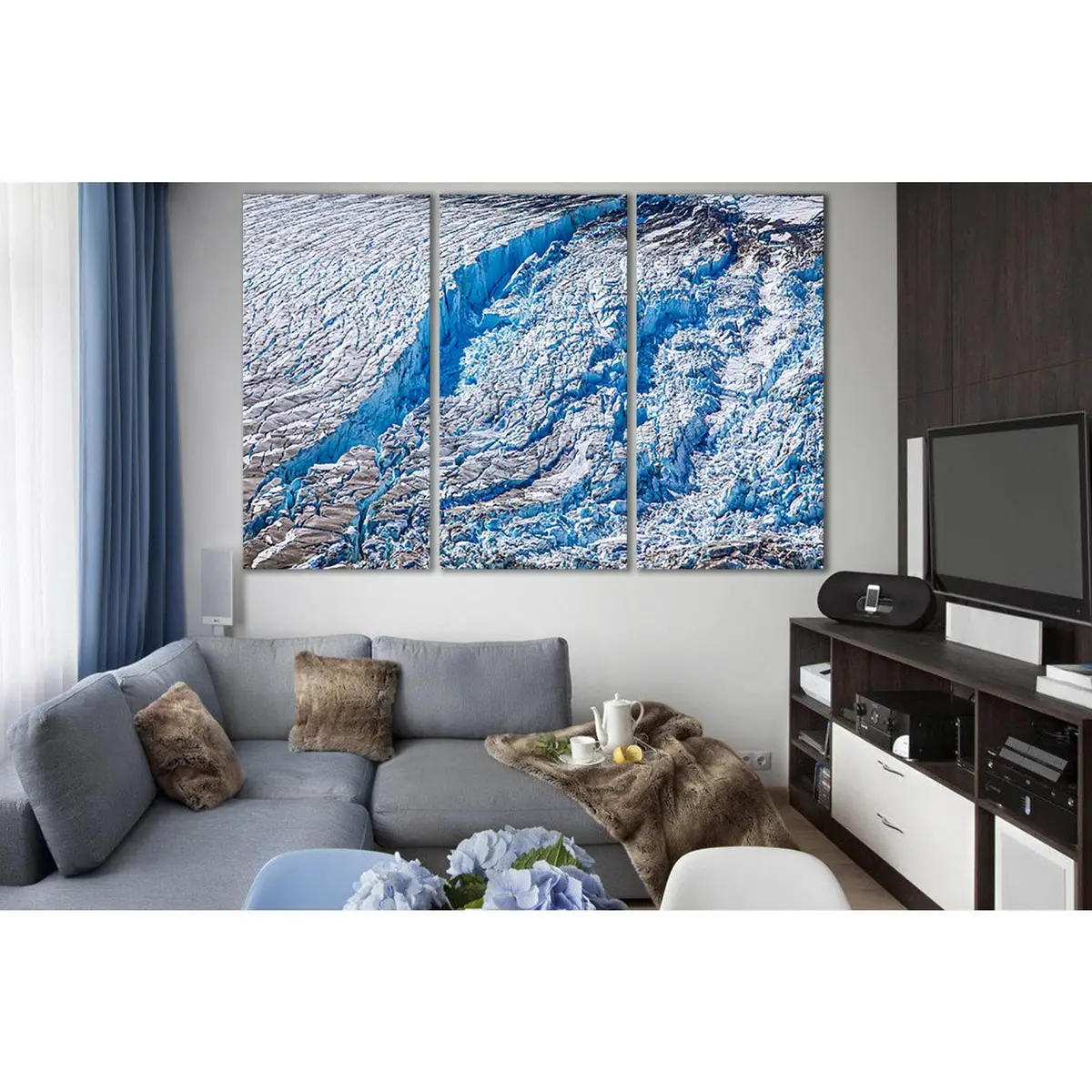 The Salmon Glacier №Sl1349 Ready To Hang Canvas Print 5