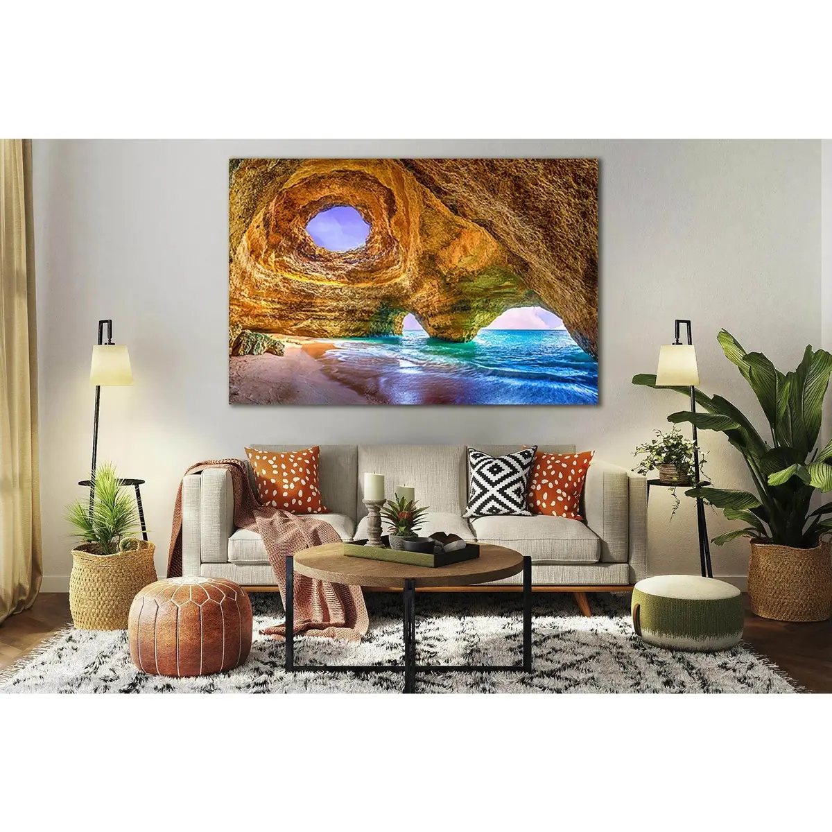 The Sea Cave №Sl182 Ready To Hang Canvas Print 1