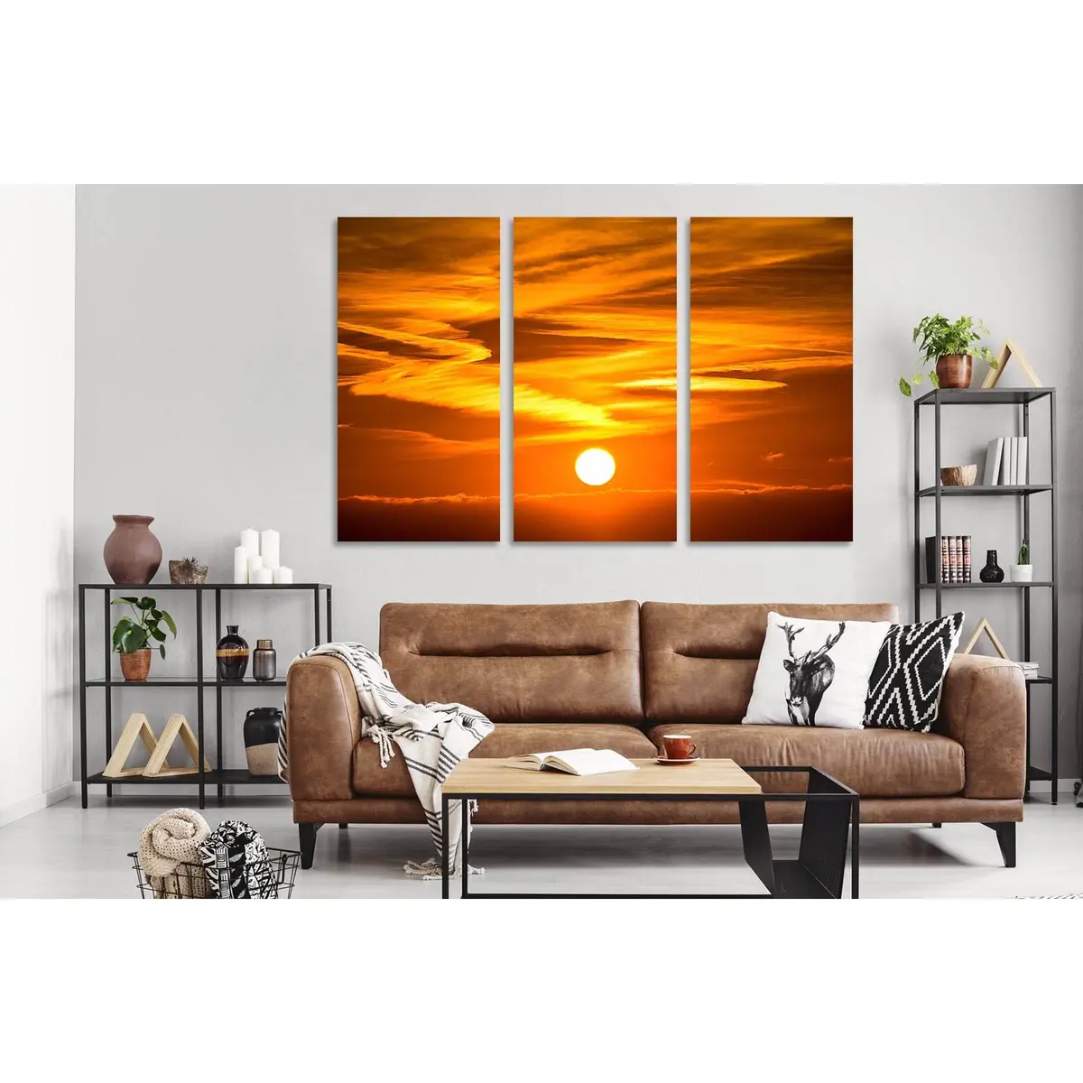 The Sky At Sunset №D1861 Ready To Hang Canvas Print 5