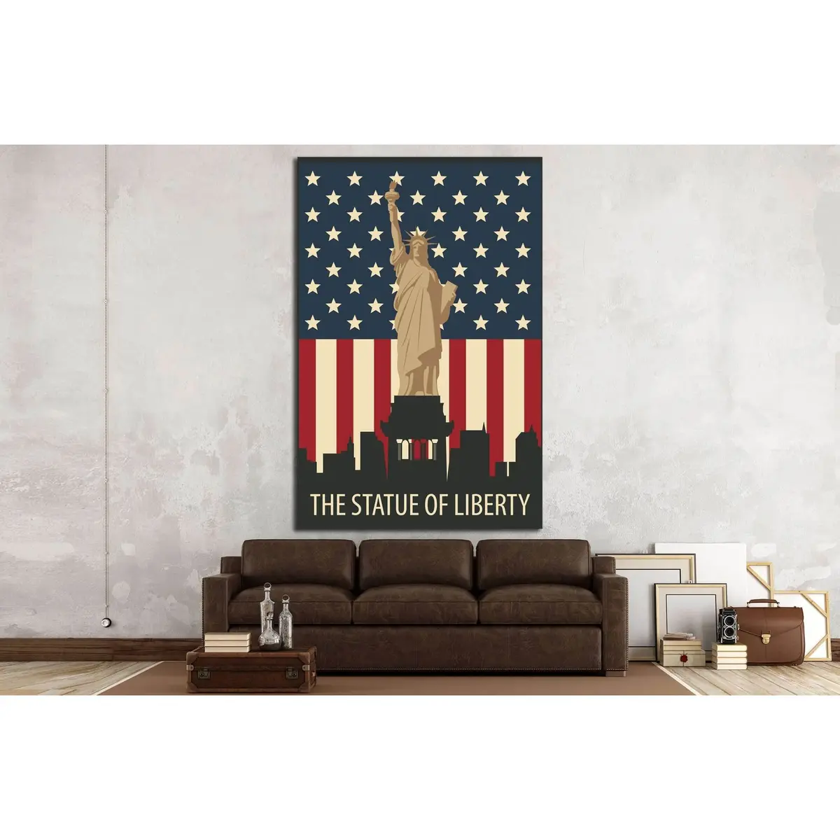 The Statue Of Liberty №4523 Ready To Hang Canvas Print 3