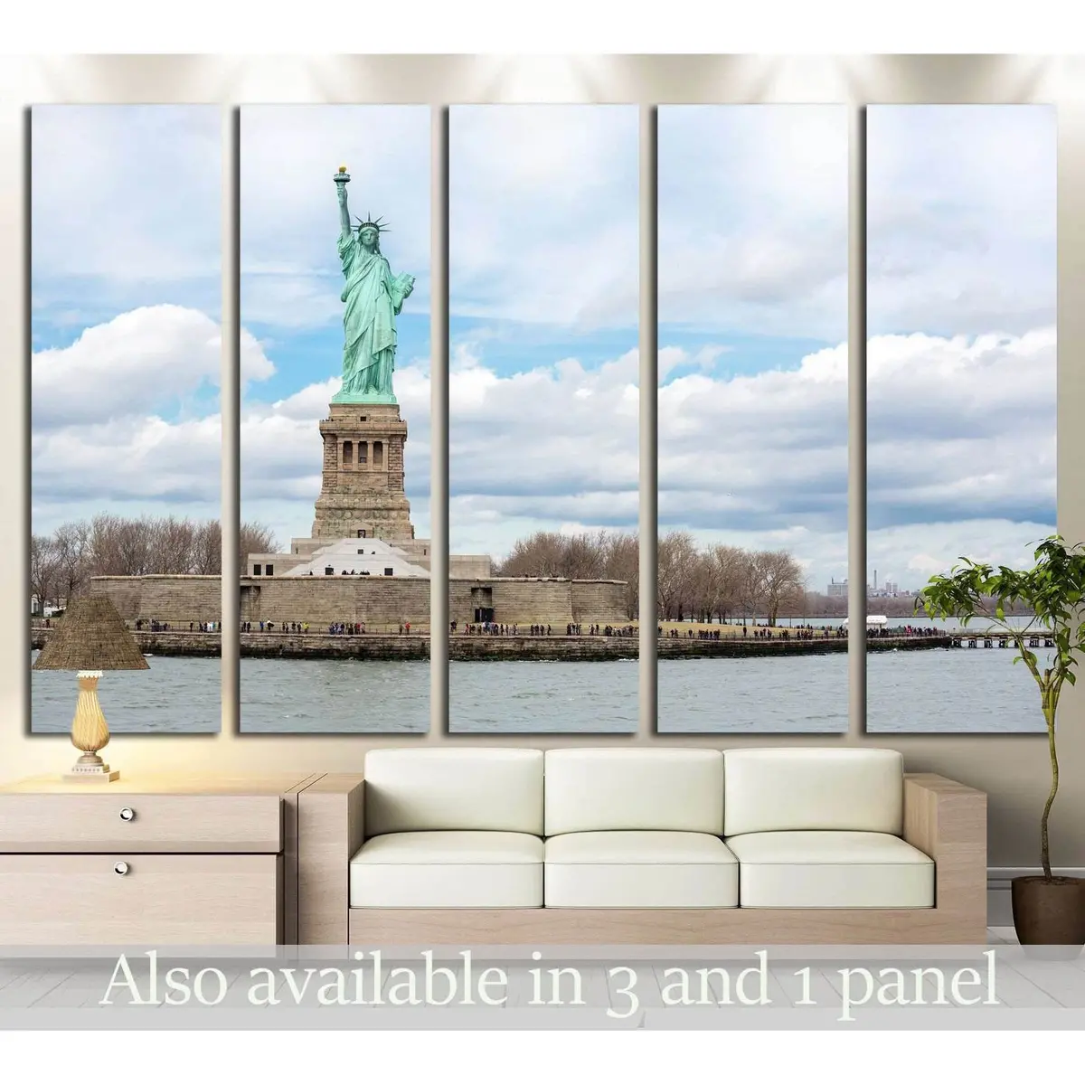 Statue of Liberty NYC Canvas Art Print №1210 – Ready to Hang Wall Decor