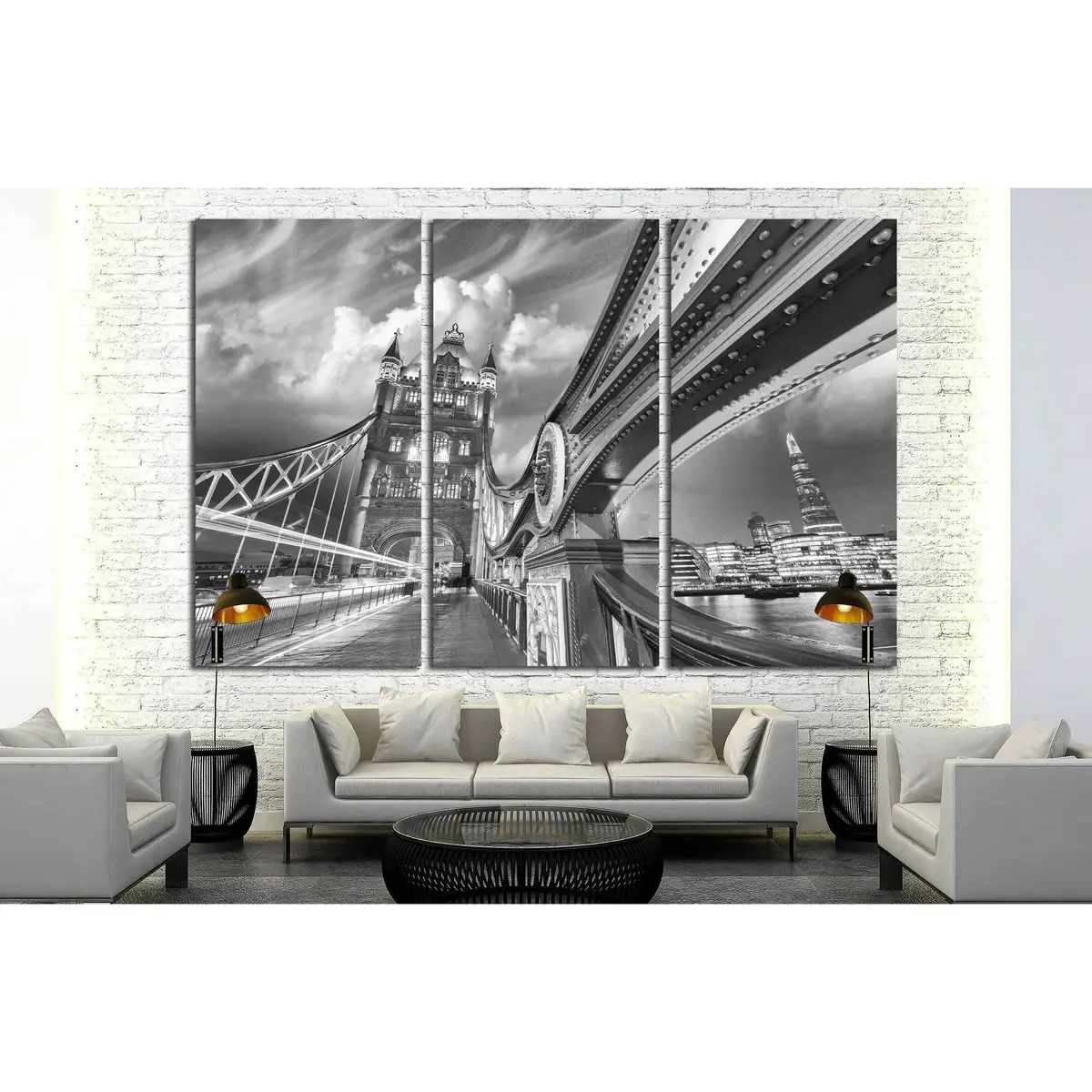 The Tower Bridge, London. Wonderful Sunset Colors №2261 Ready To Hang Canvas Print 5