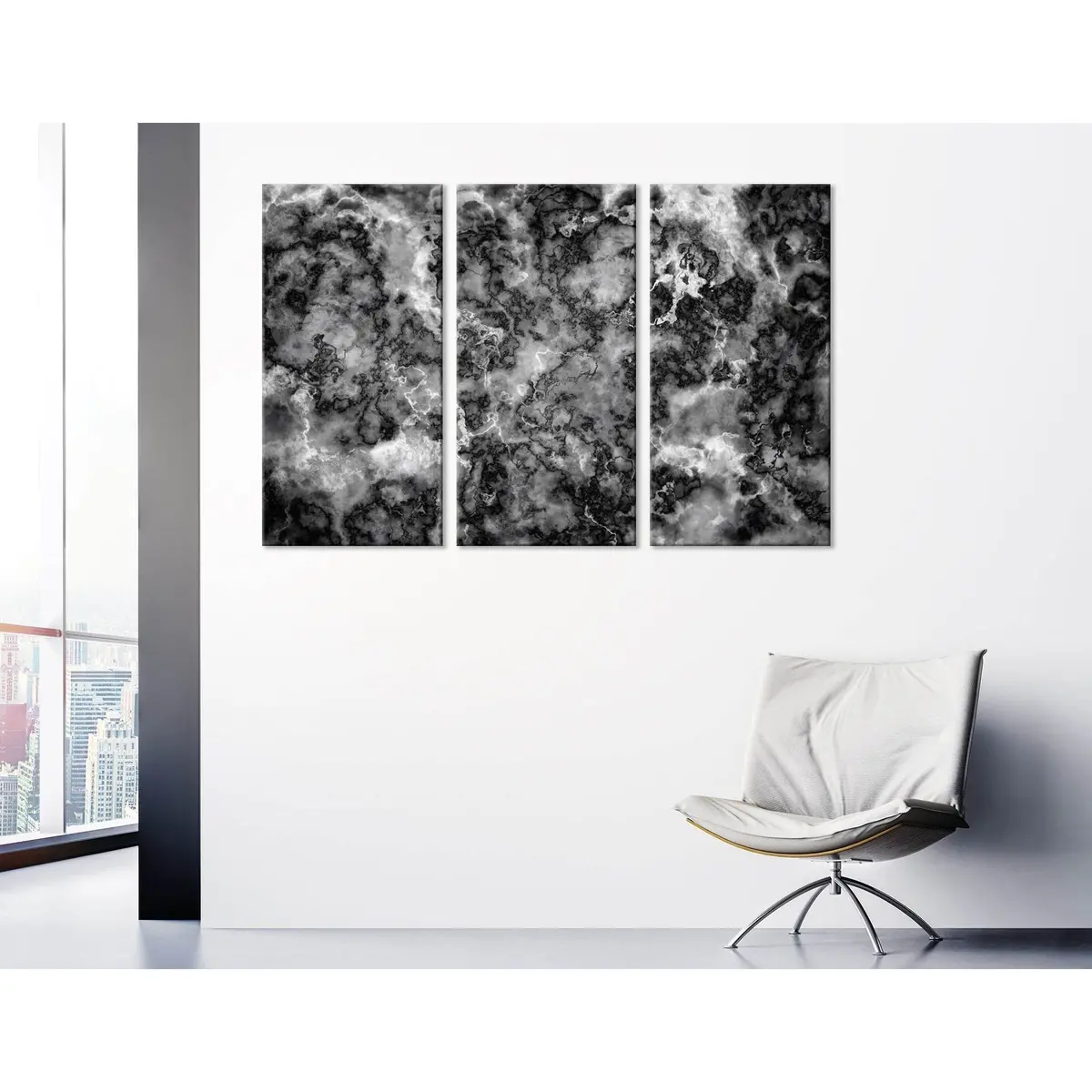 Thunderstorm Sky Abstract №04330 Ready To Hang Canvas Print 5