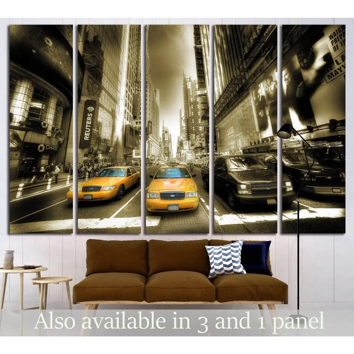 Times Square Manhattan Canvas Wall Art Print #1503