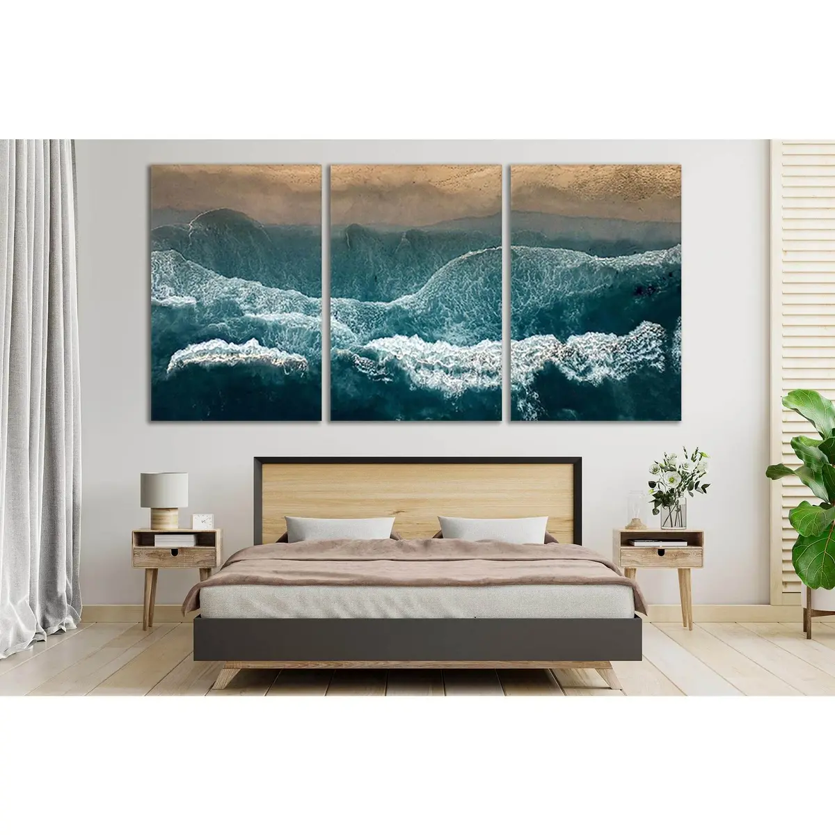 Top View Of The Surf №Sl96 Ready To Hang Canvas Print 5