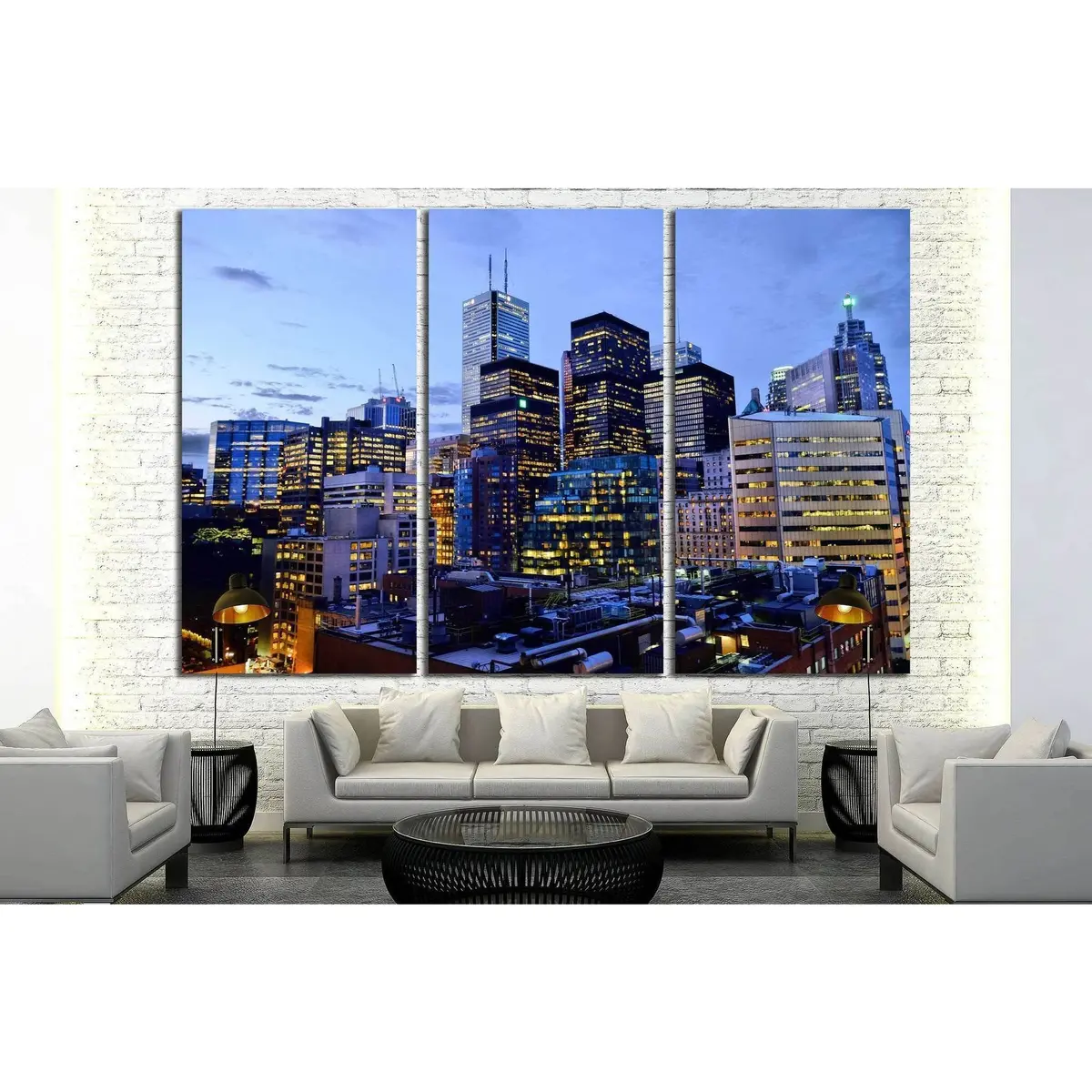 Toronto Downtown №2091 Ready To Hang Canvas Print 5