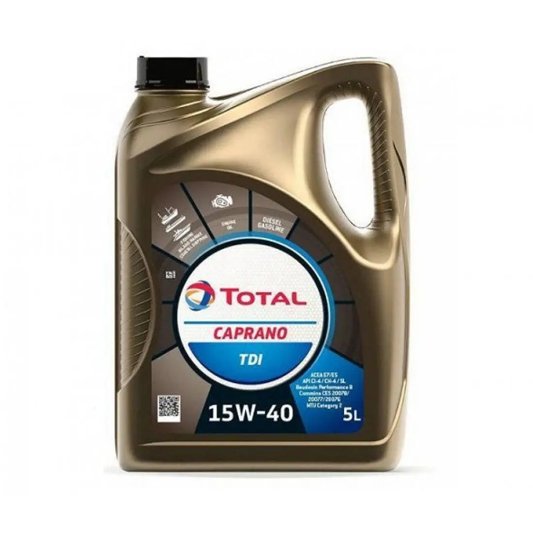 Total Caprano Tdi Diesel Engine Oil 15W-40 1