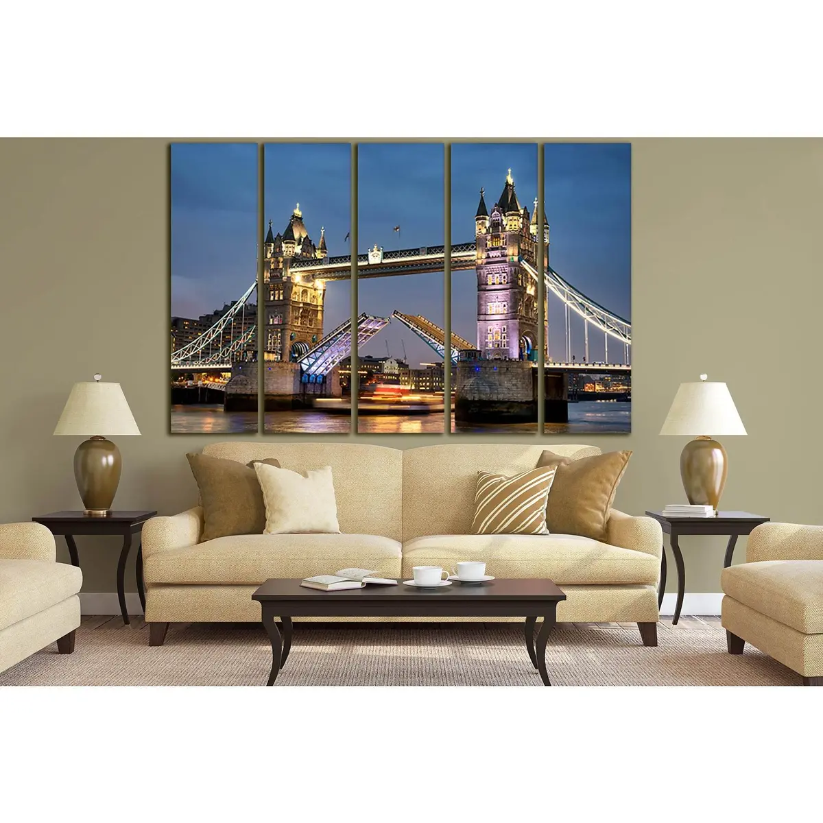 Tower Bridge London Canvas Wall Art SL1102 – Ready-to-Hang Decor Print - Image 3