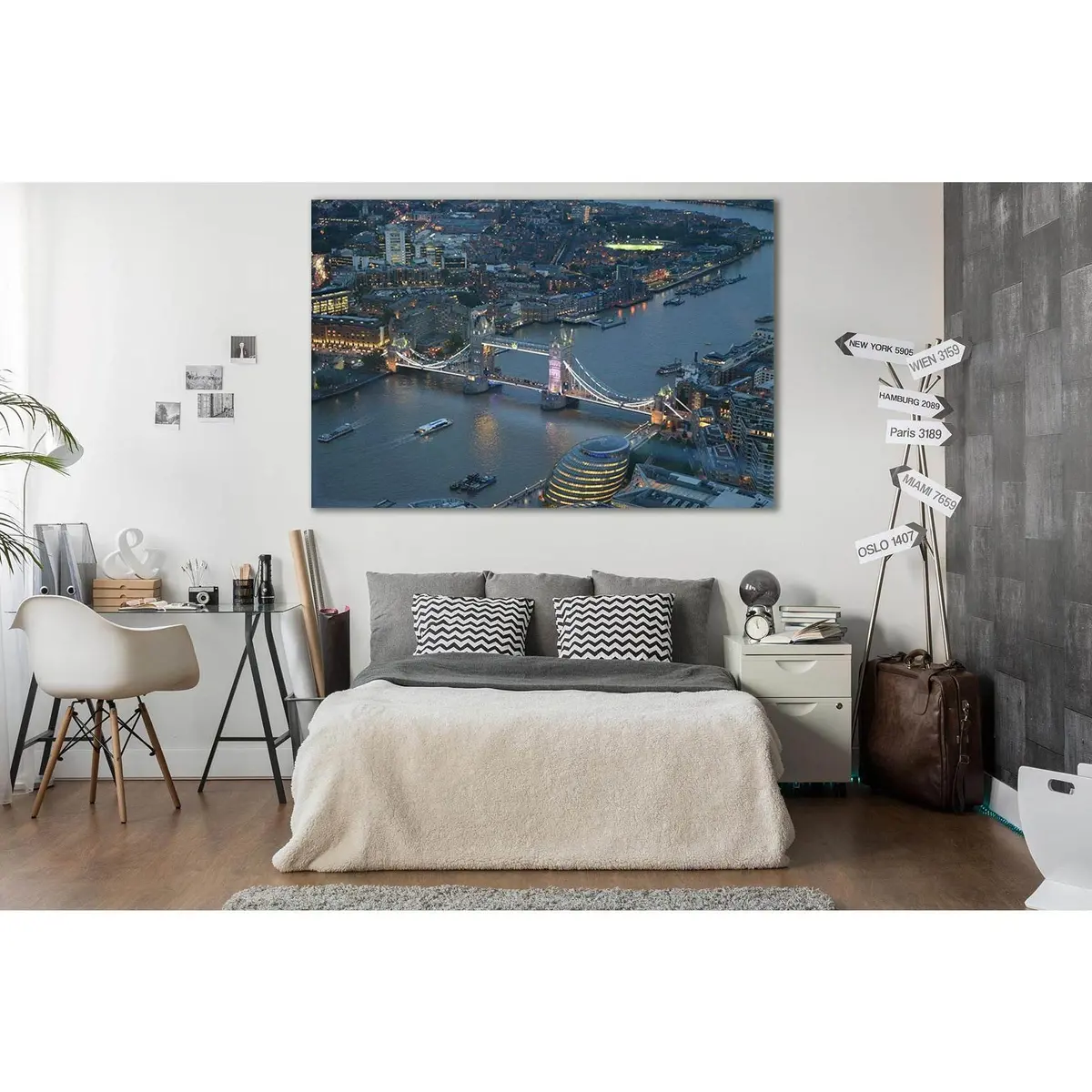 Tower Bridge Of London №Sl322 Ready To Hang Canvas Print 1