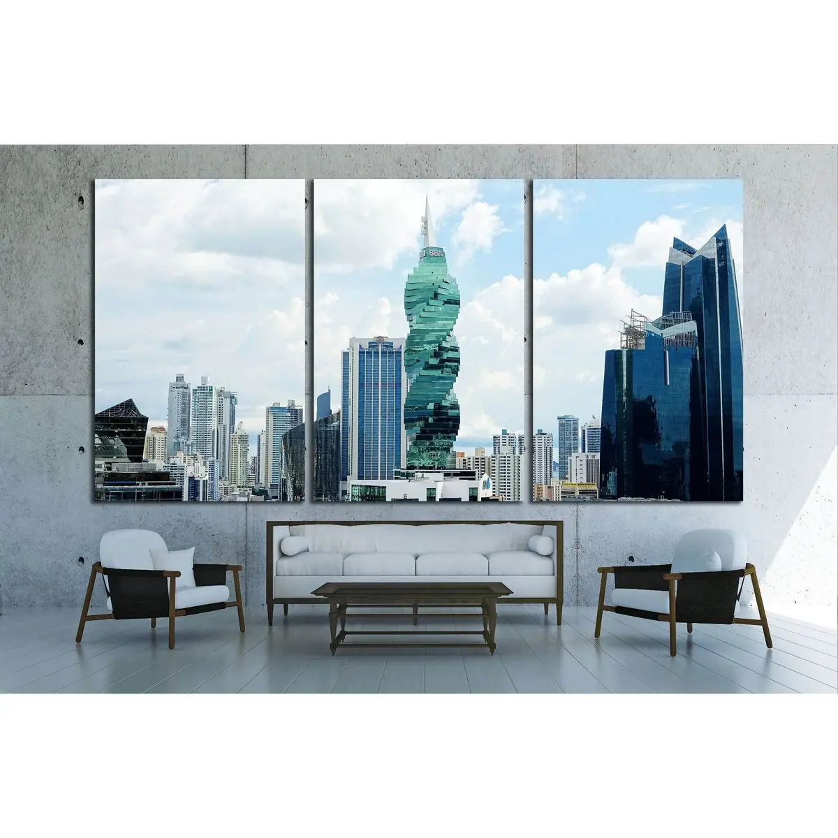Tower Is An Office Tower In Panama City №2402 Ready To Hang Canvas Print 5