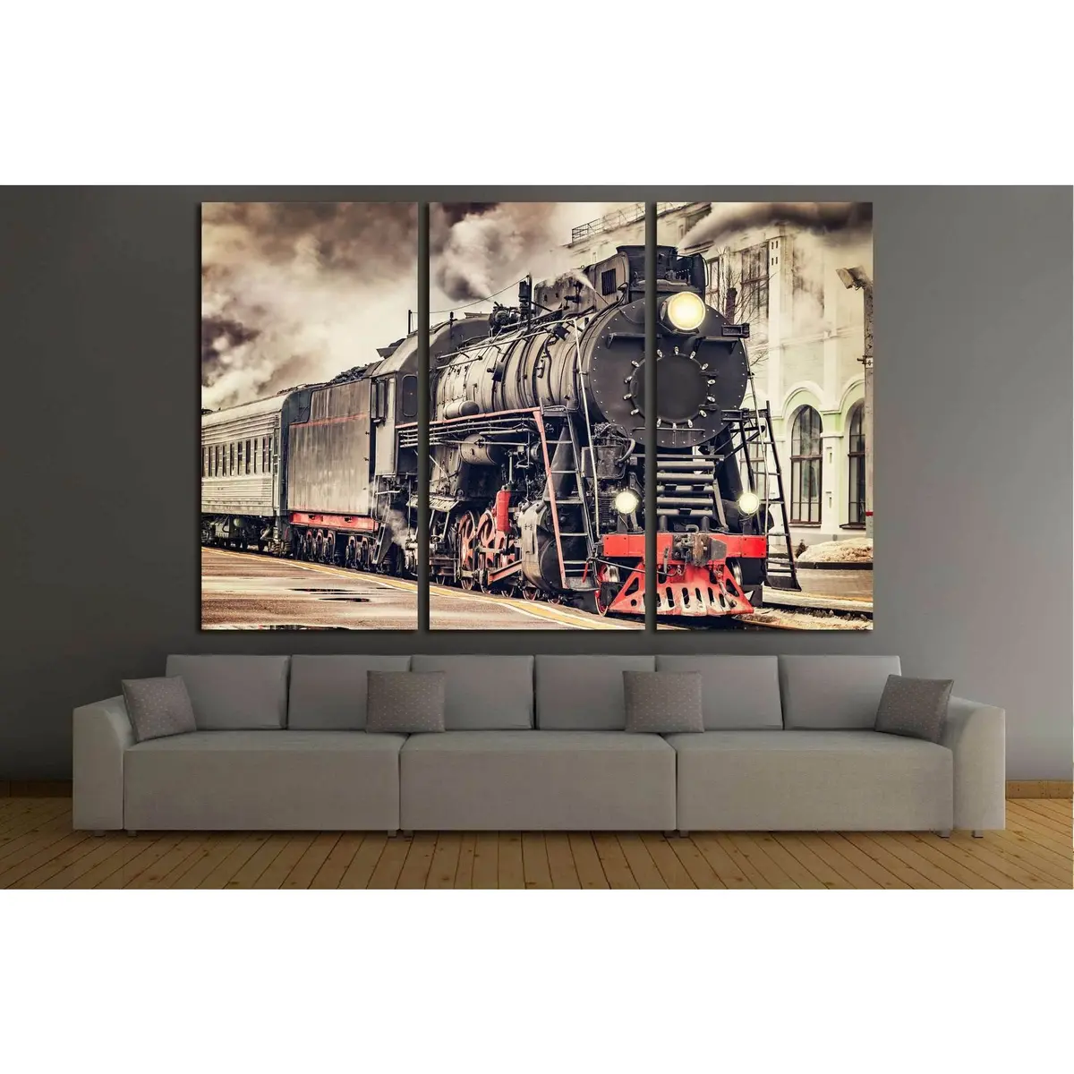 Train №231 Ready To Hang Canvas Print 5