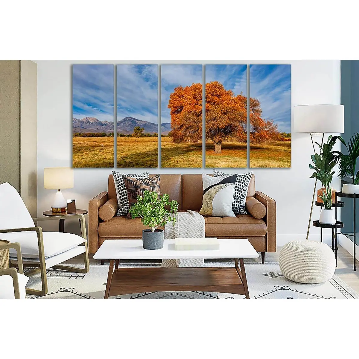 Sierra Trailer Park Tree Canvas Wall Art №SL813 – Premium Ready-to-Hang Print