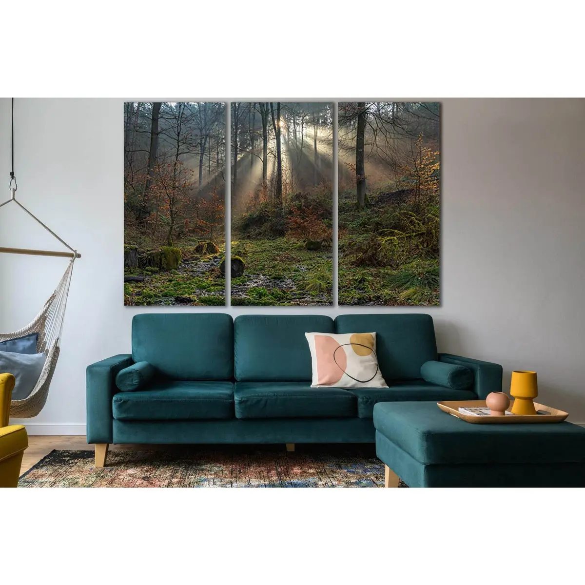 Trees Moss Rays Of Light №Sl1072 Ready To Hang Canvas Print 5