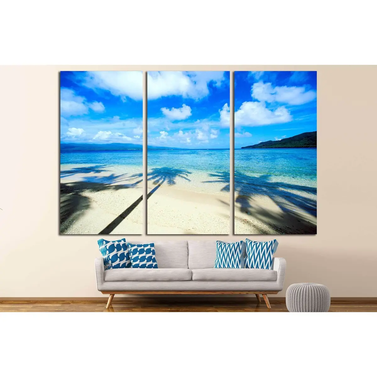 Tropical Beach №3199 Ready To Hang Canvas Print 5