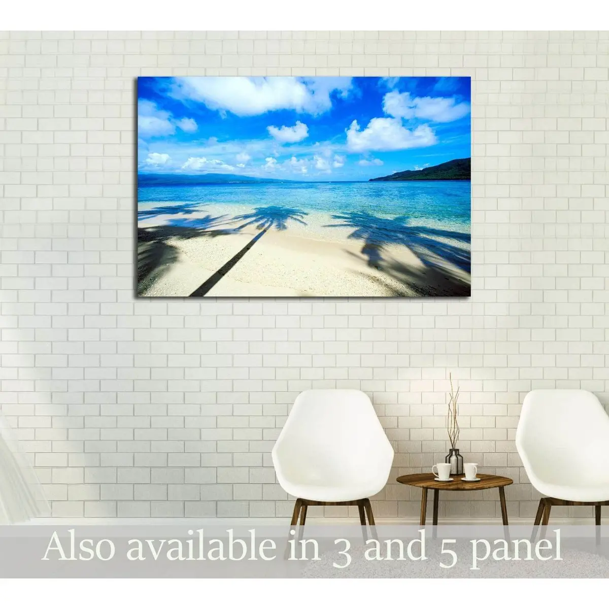 Tropical Beach №3199 Ready To Hang Canvas Print 1