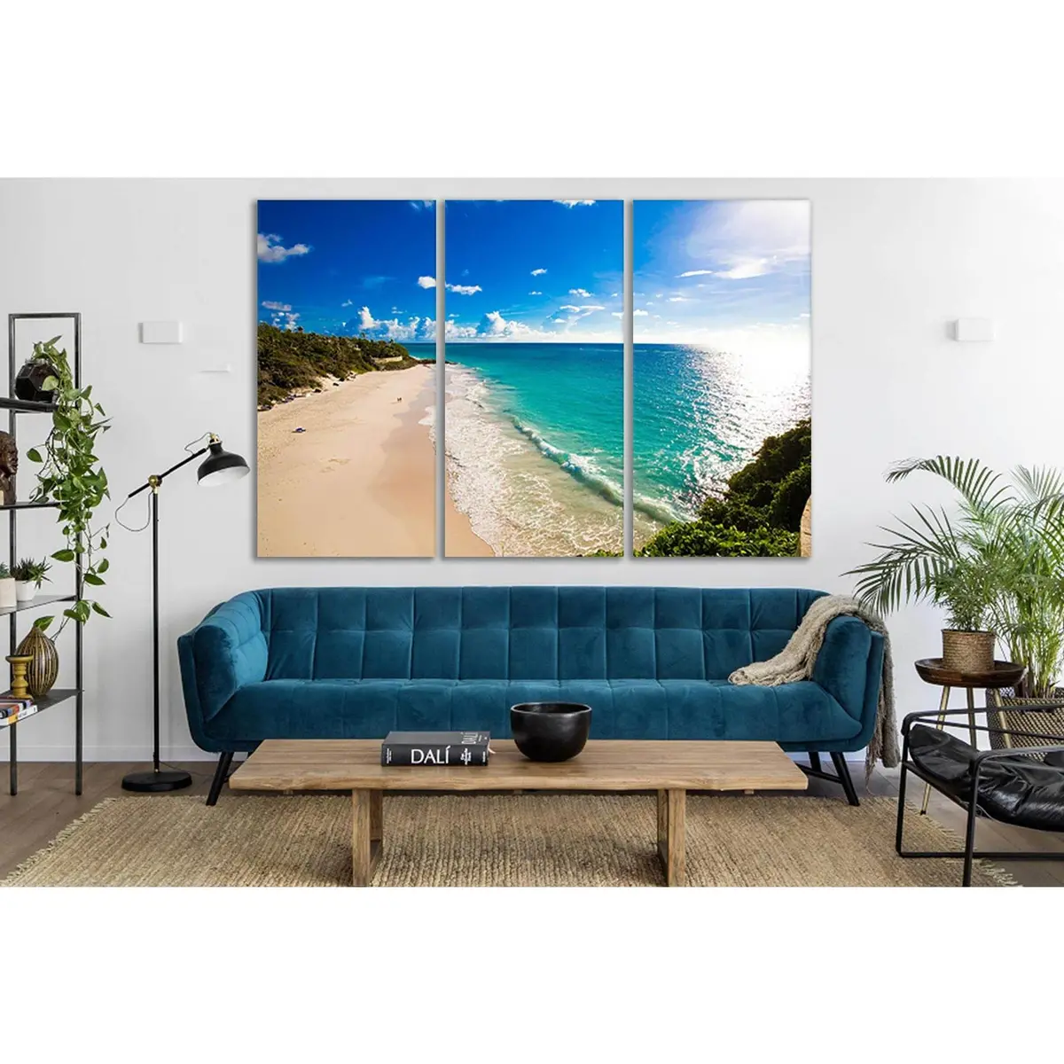 Tropical Beach Sunny Day №Sl119 Ready To Hang Canvas Print 5