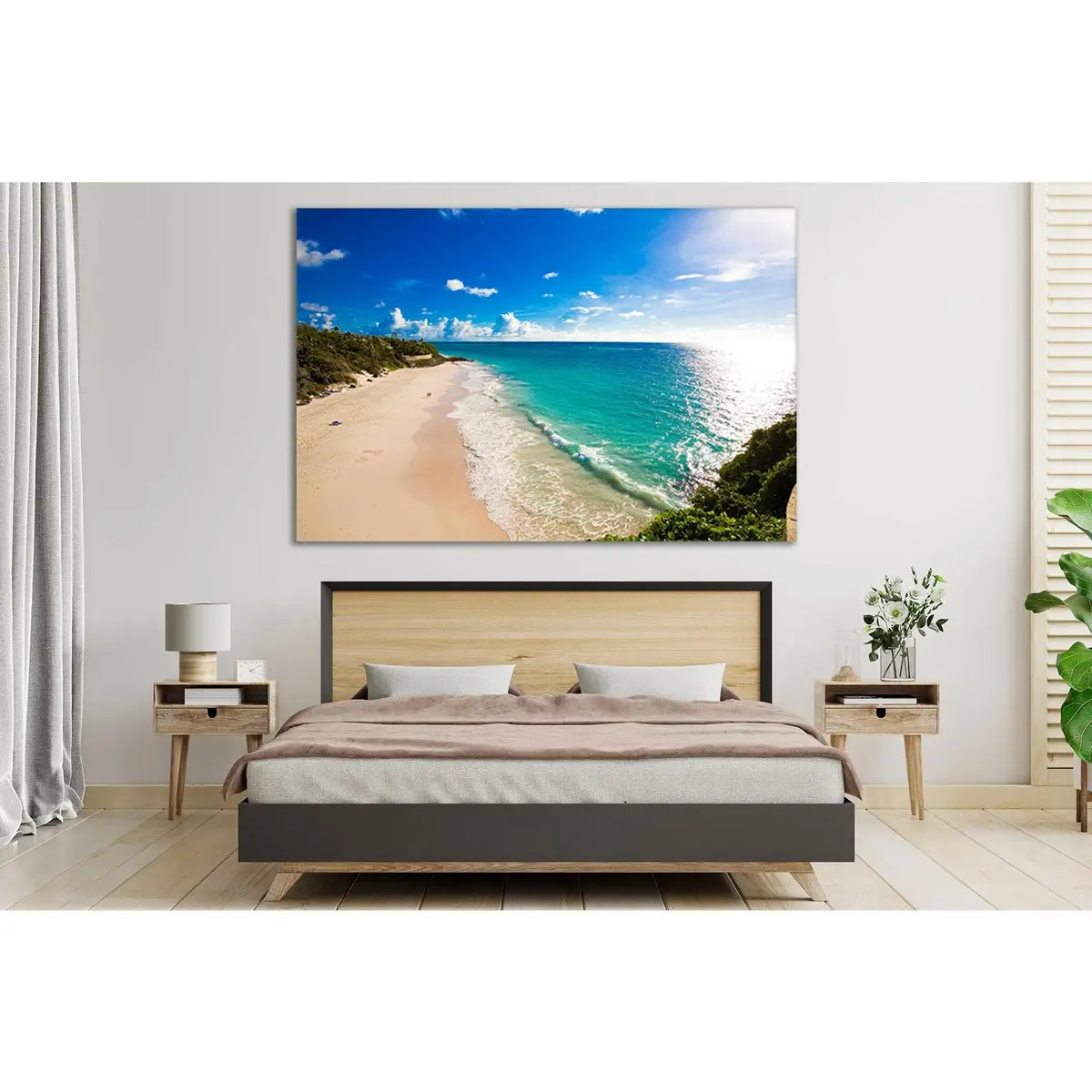 Tropical Beach Sunny Day №Sl119 Ready To Hang Canvas Print 1