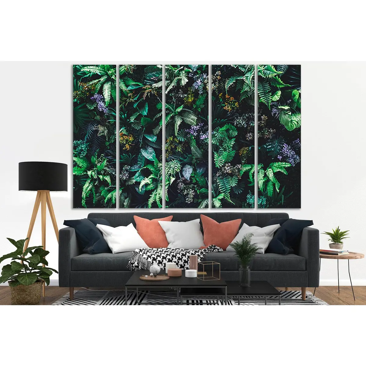 Tropical Leaf Canvas Art №SL679 – Premium Ready-to-Hang Wall Decor - Image 3
